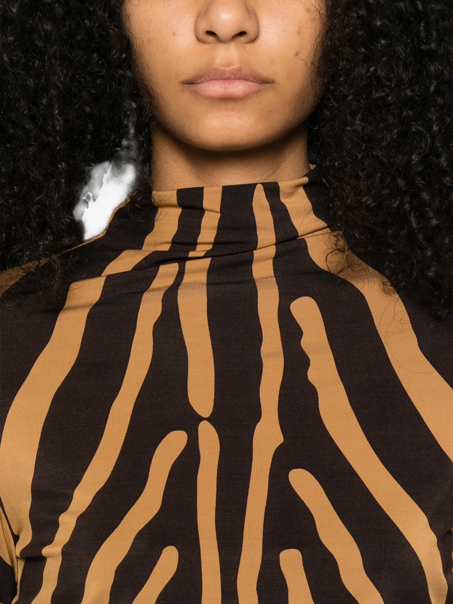 zebra print top