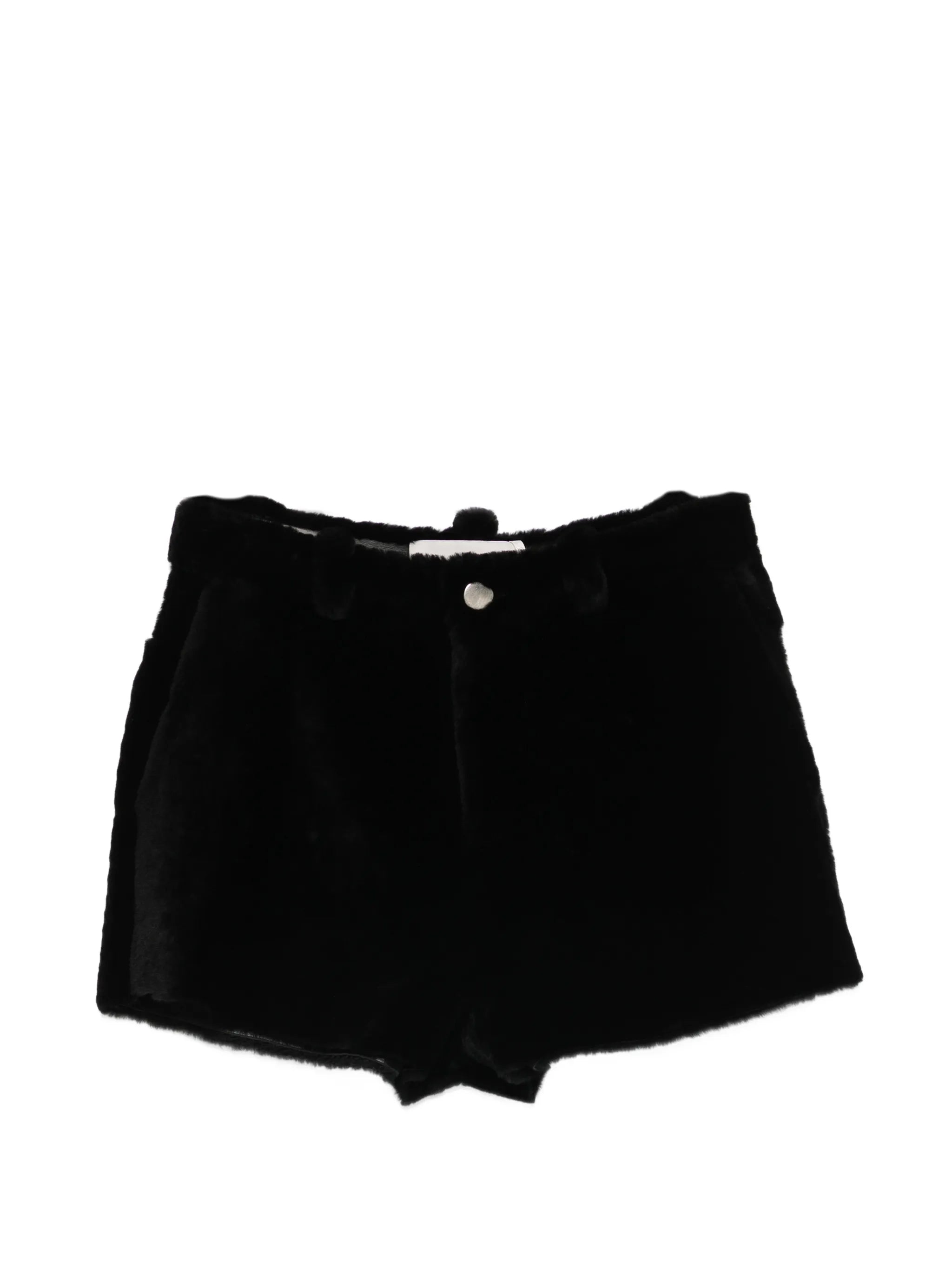 Leontine shearling shorts