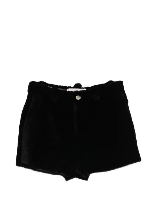 Leontine shearling shorts