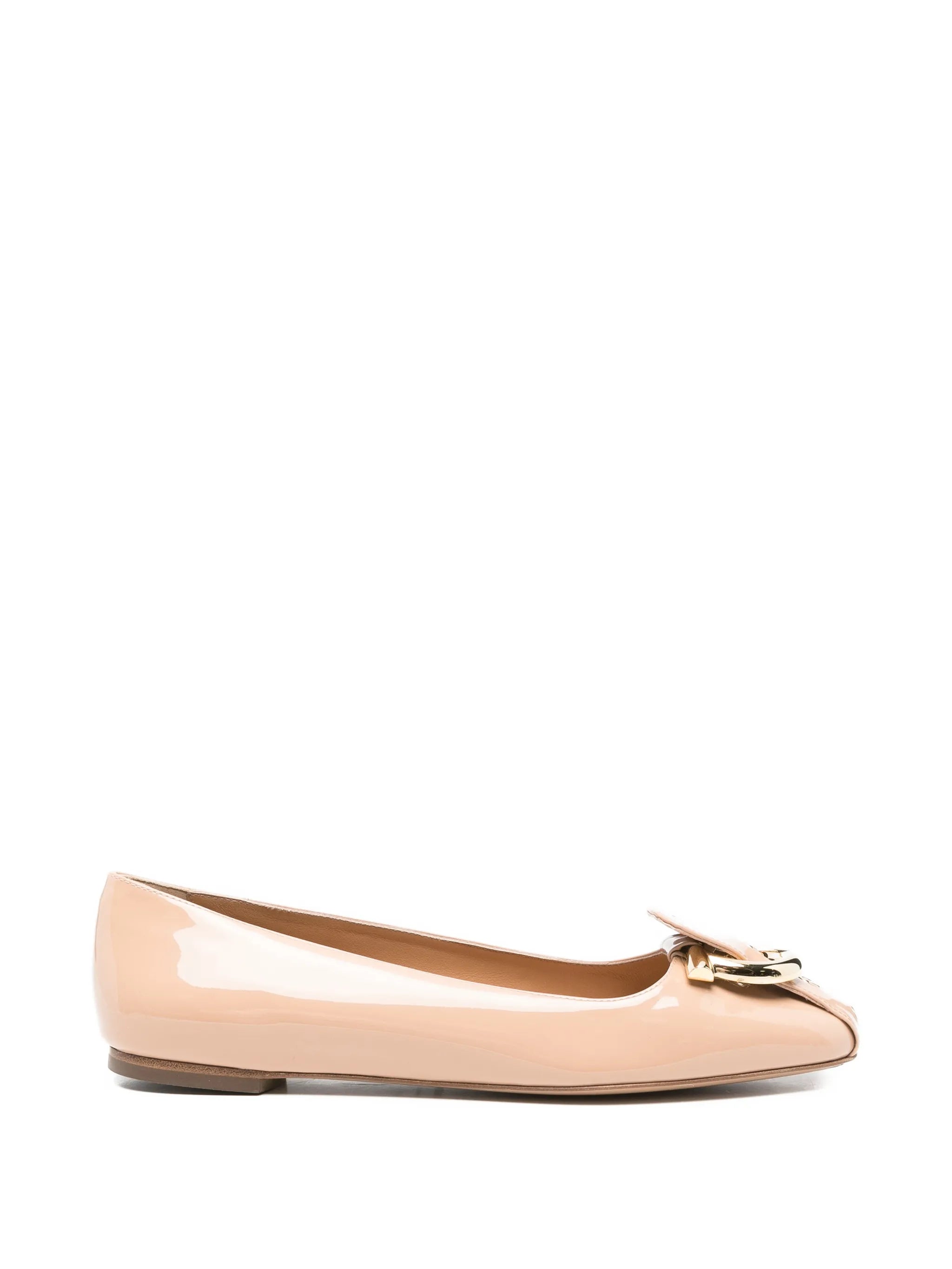 buckle-detail ballet flats