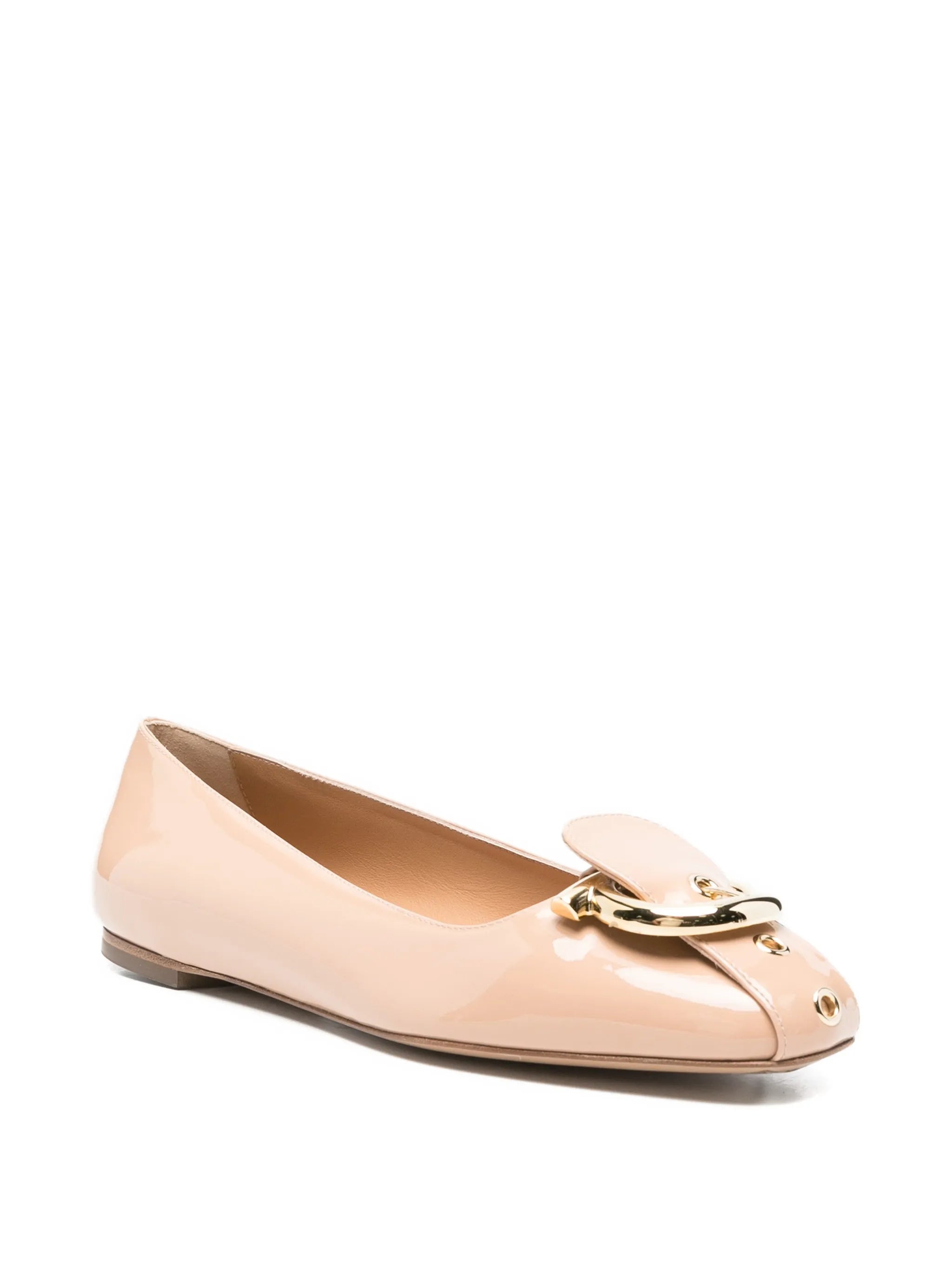 buckle-detail ballet flats