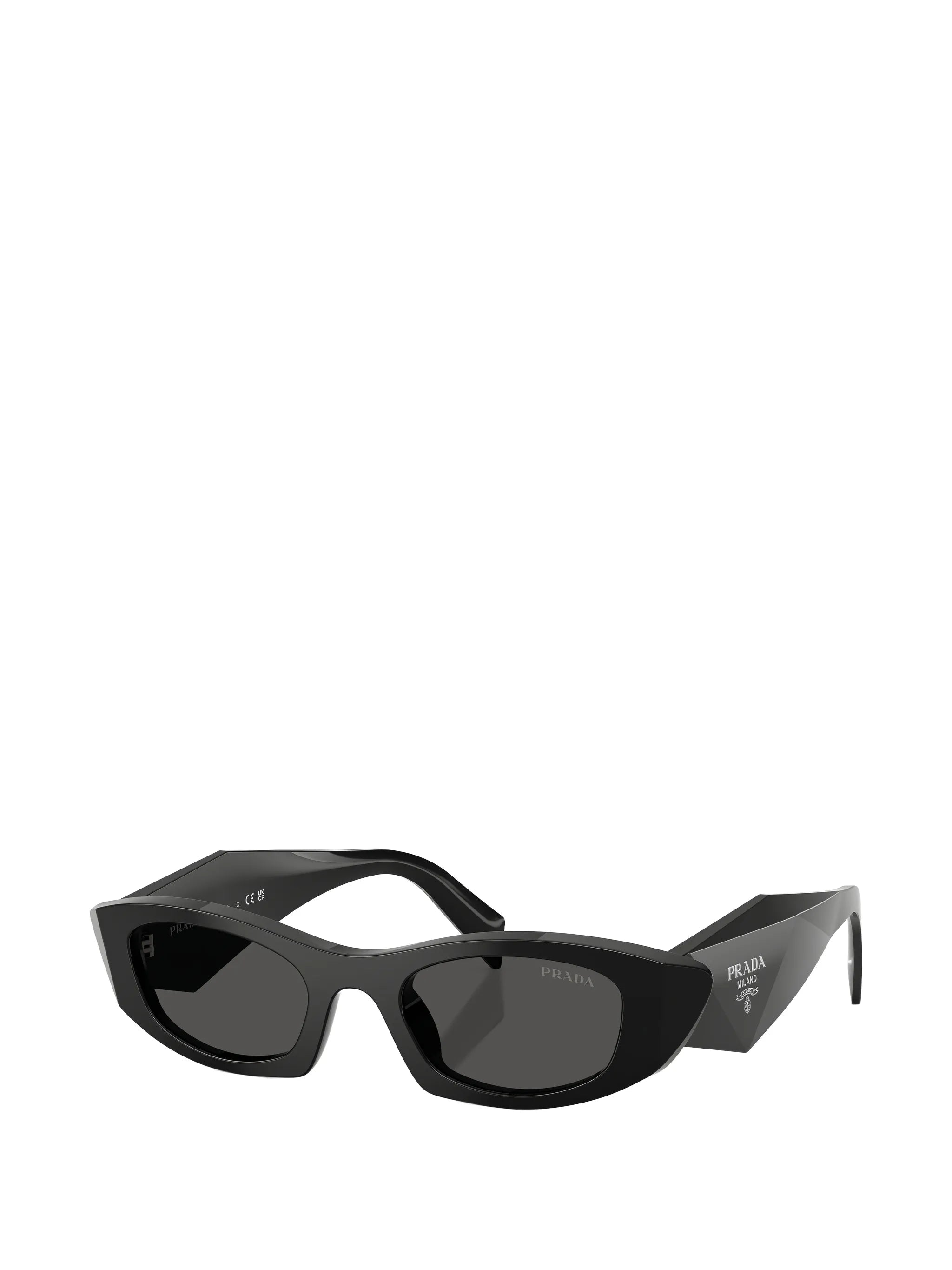 geometric-frame sunglasses