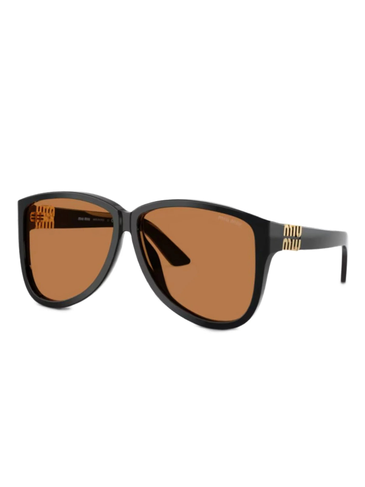 logo geometric sunglasses