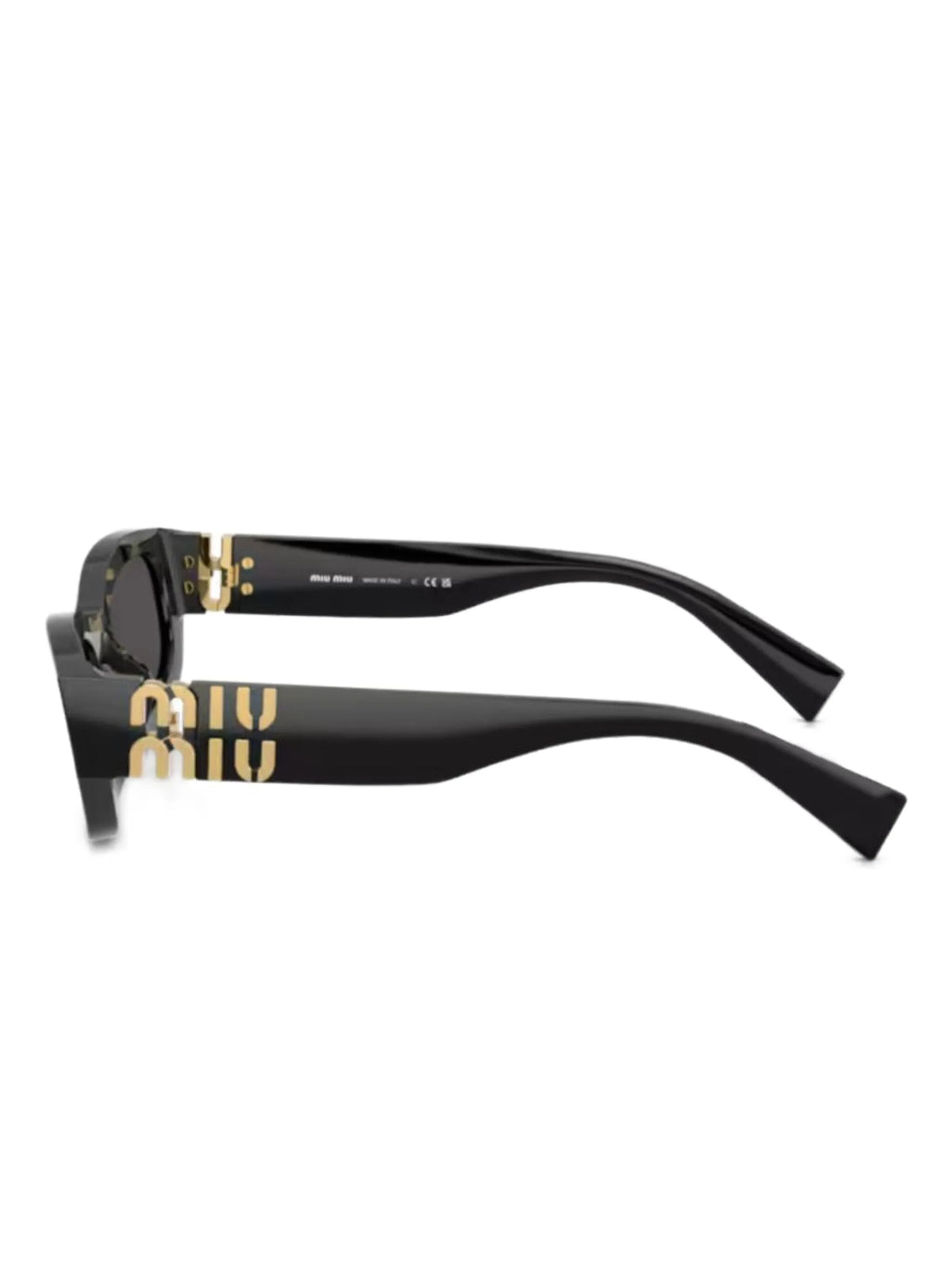 logo-detail geometric-frame sunglasses