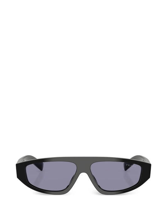 geometric-frame sunglasses