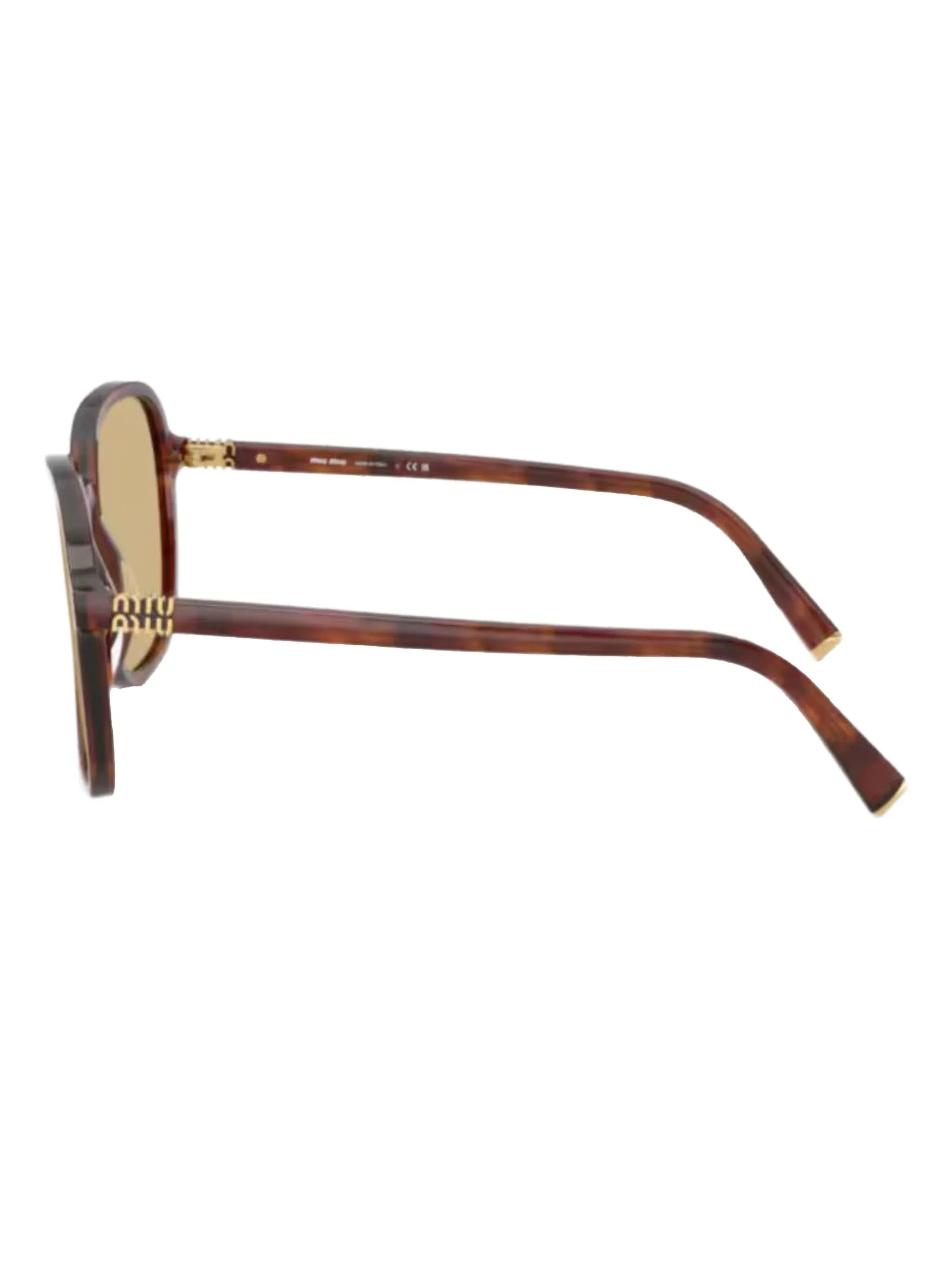 round-frame tinted sunglasses