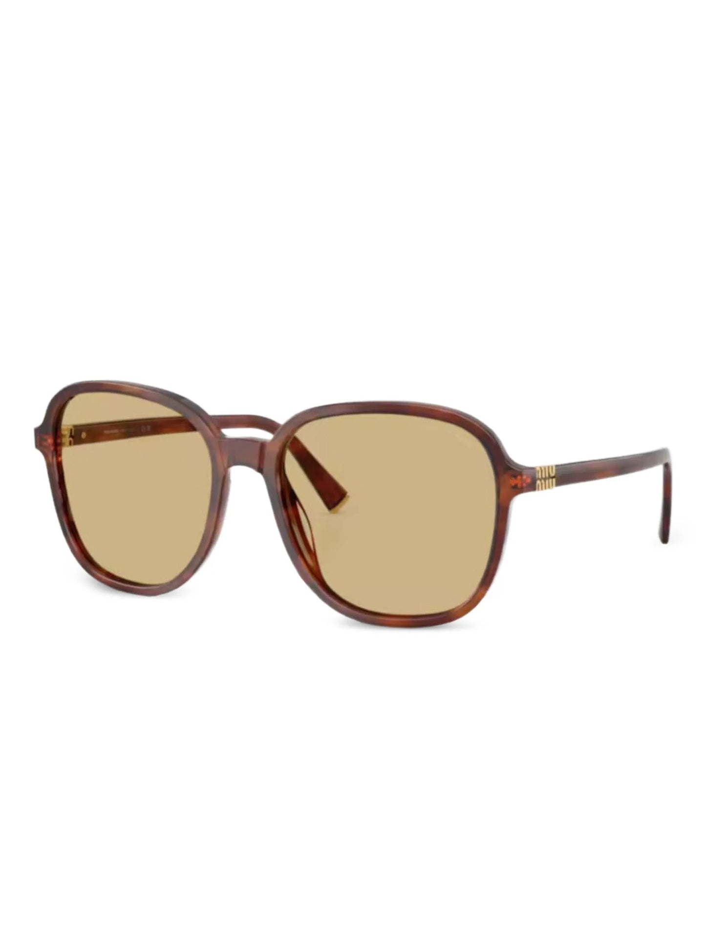 round-frame tinted sunglasses