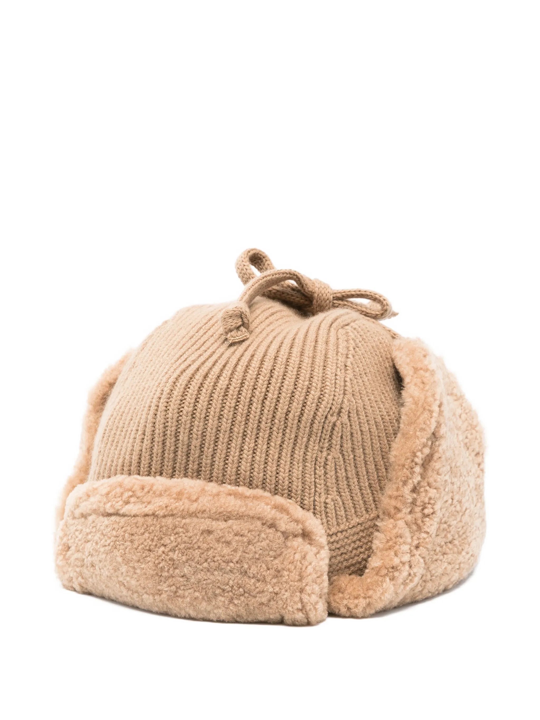 knitted trapper hat