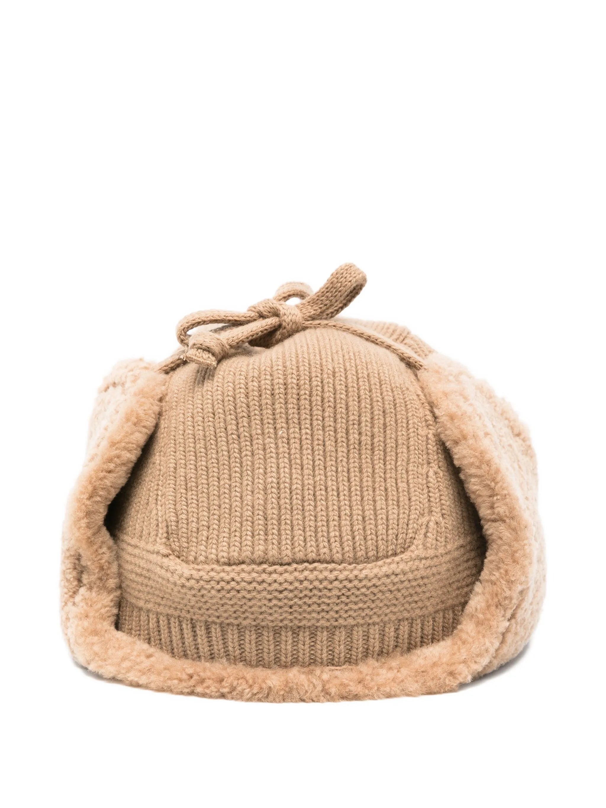 knitted trapper hat