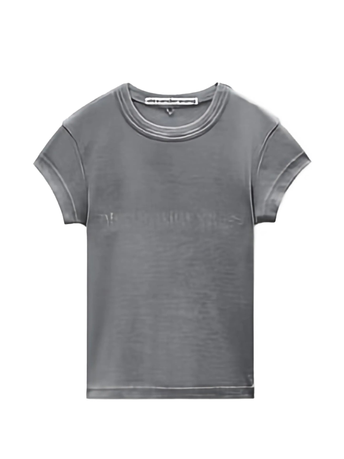 crystal hotfix logo T-shirt