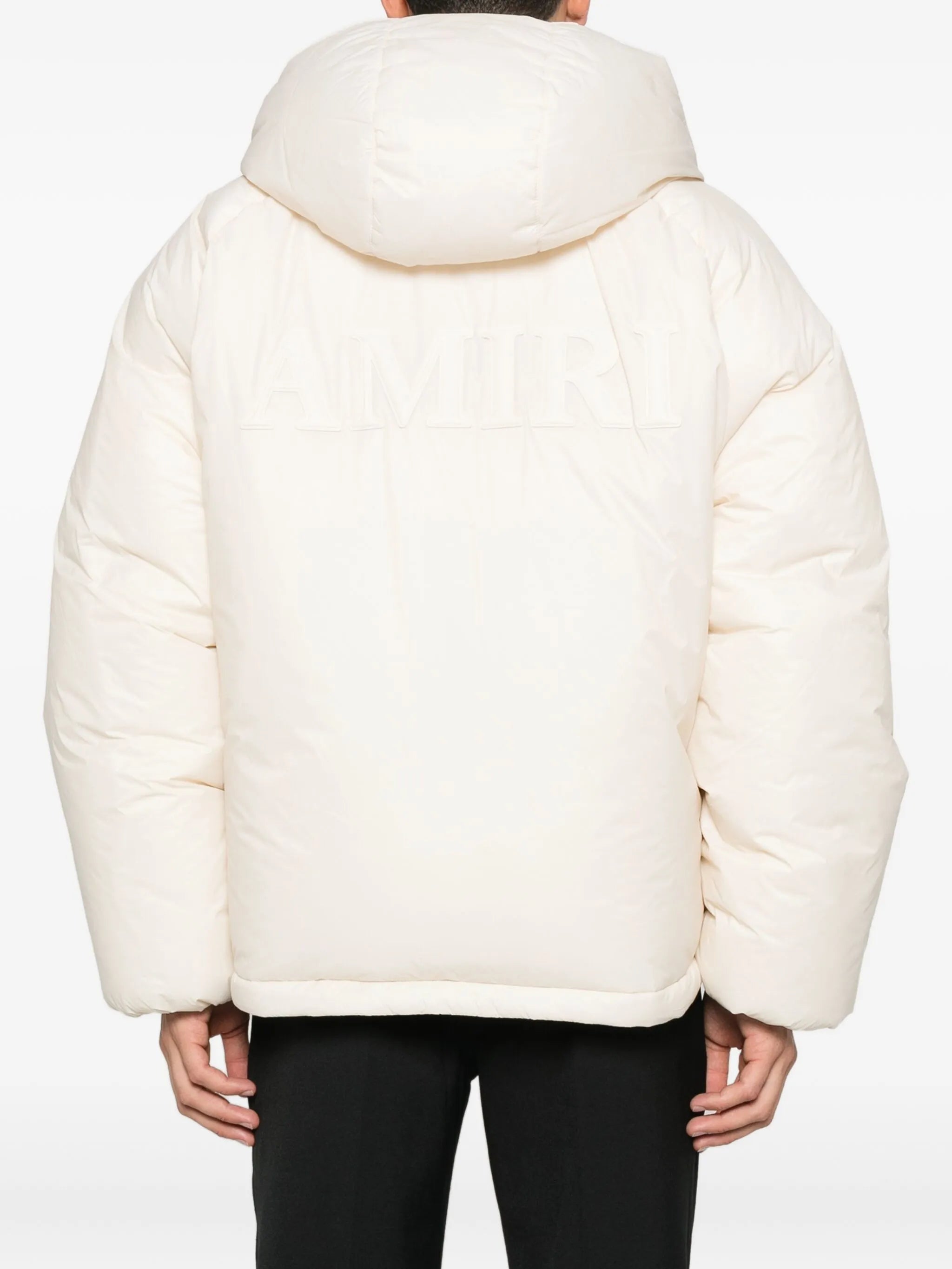 hooded puffer jacket