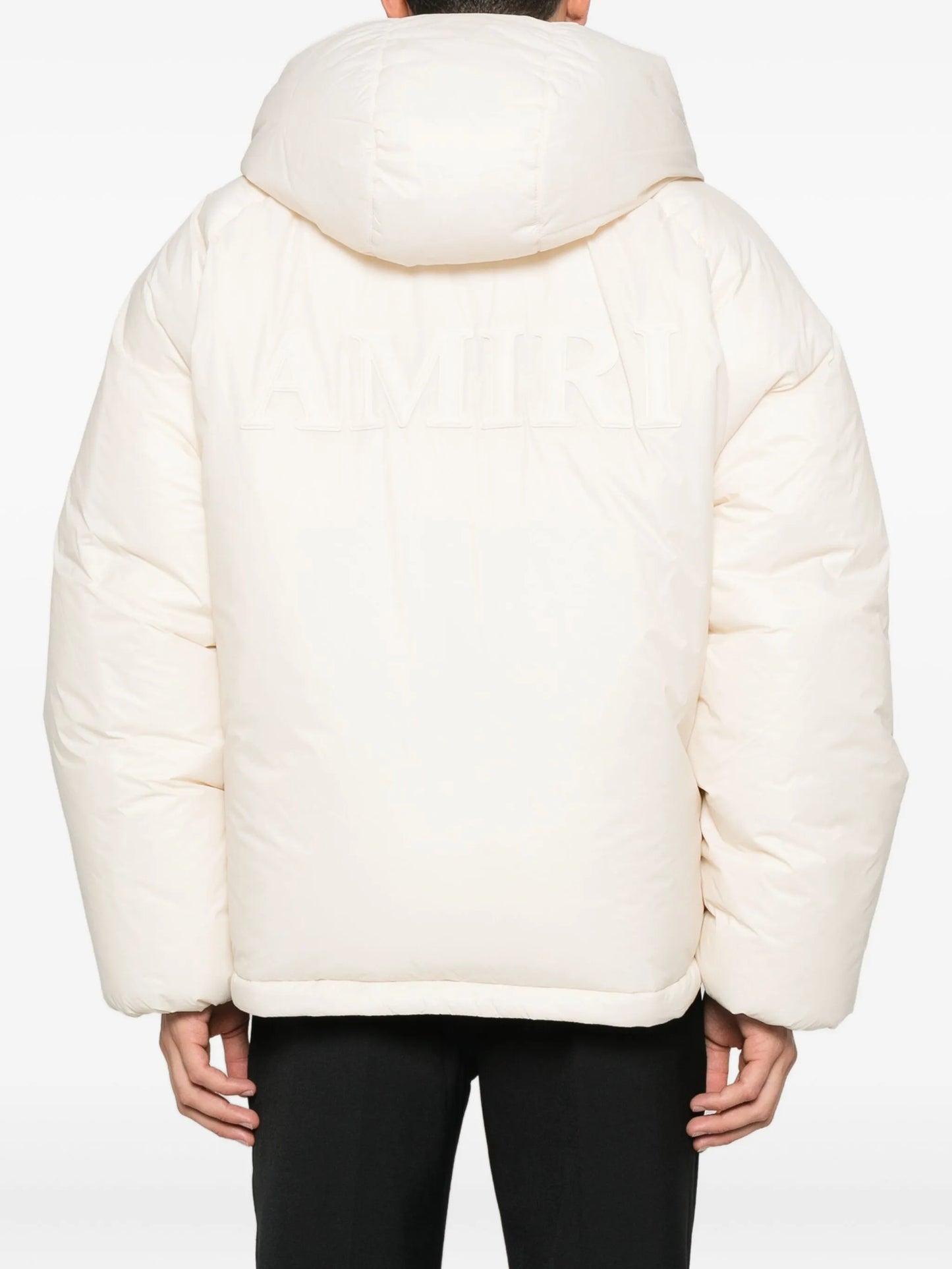 hooded puffer jacket