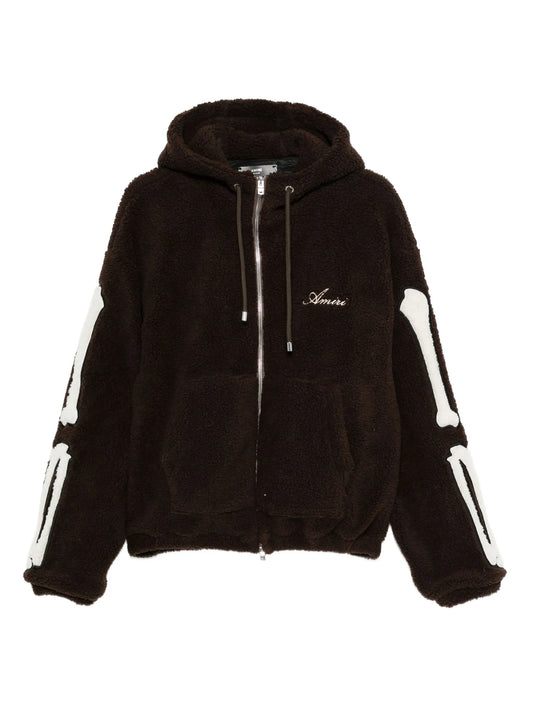 Bones fleece zip-up hoodie