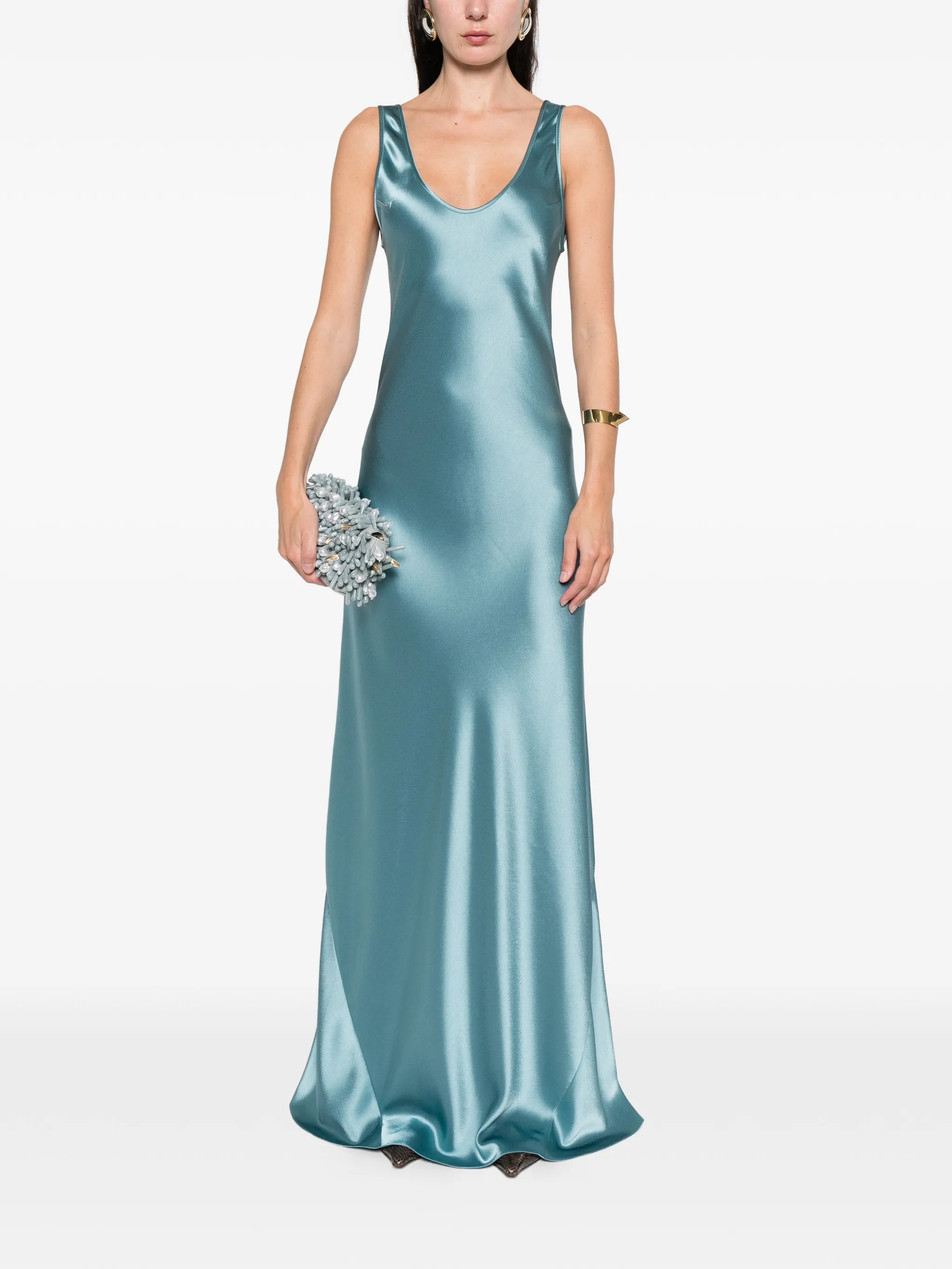 Valletta satin  maxi dress