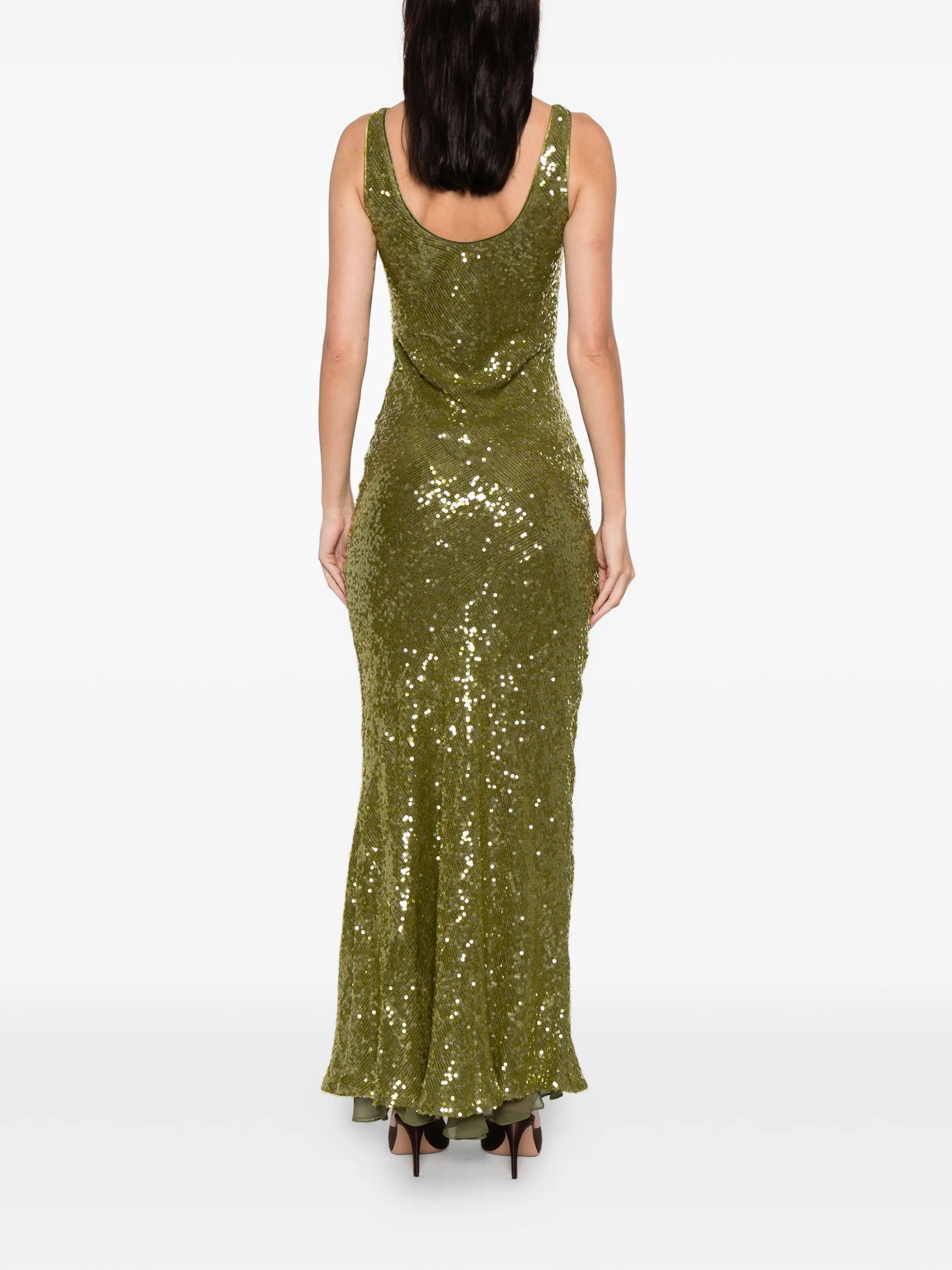 sequin valletta gown maxi dress