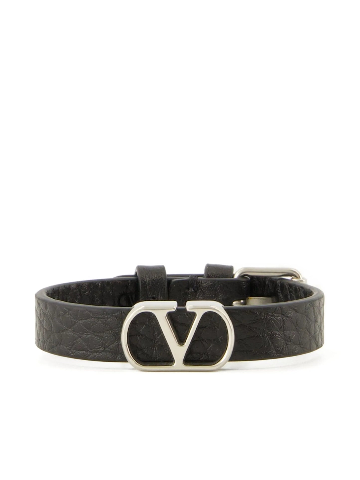 VLogo leather bracelet