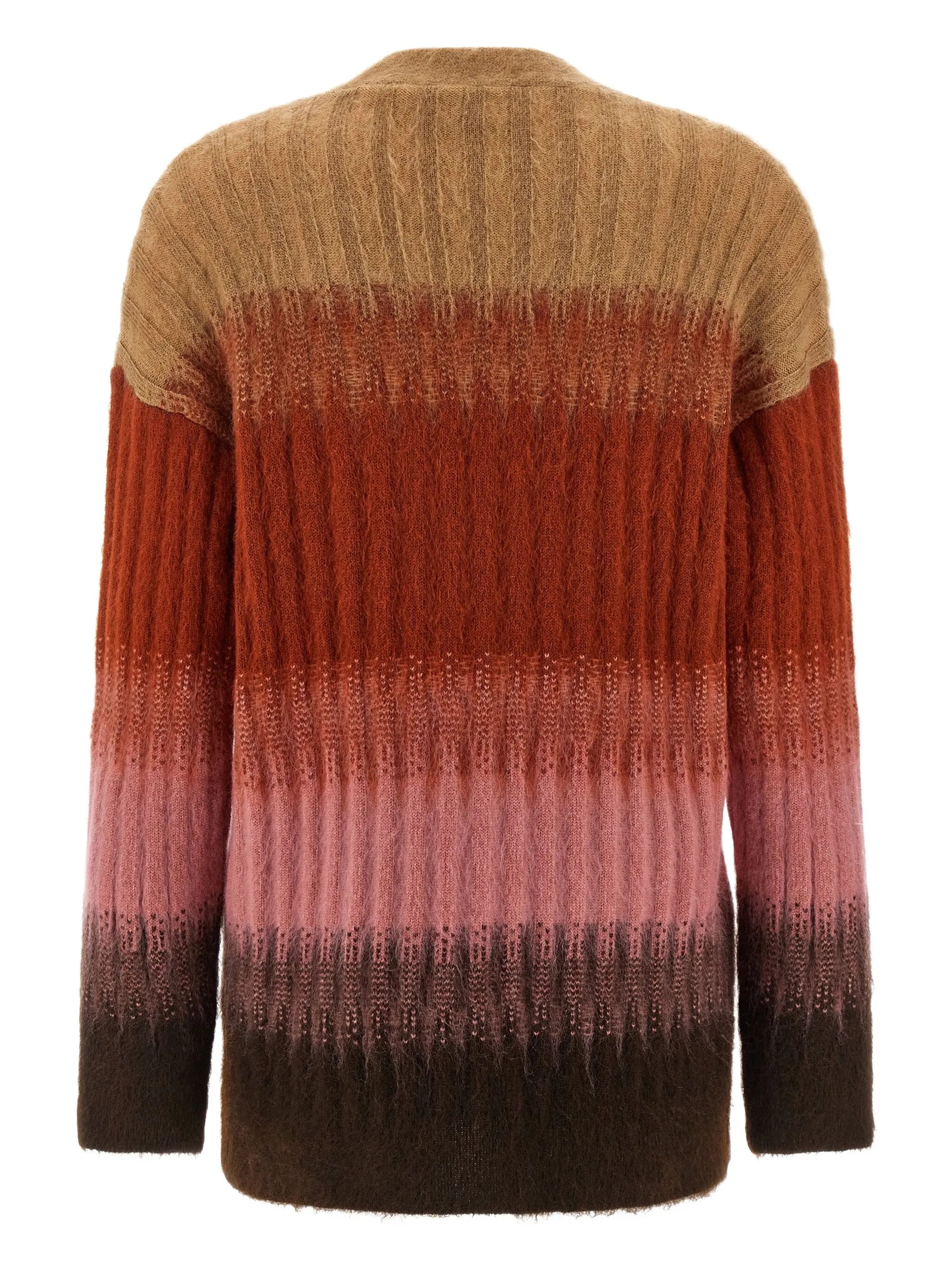 ribbed vanisé cardigan