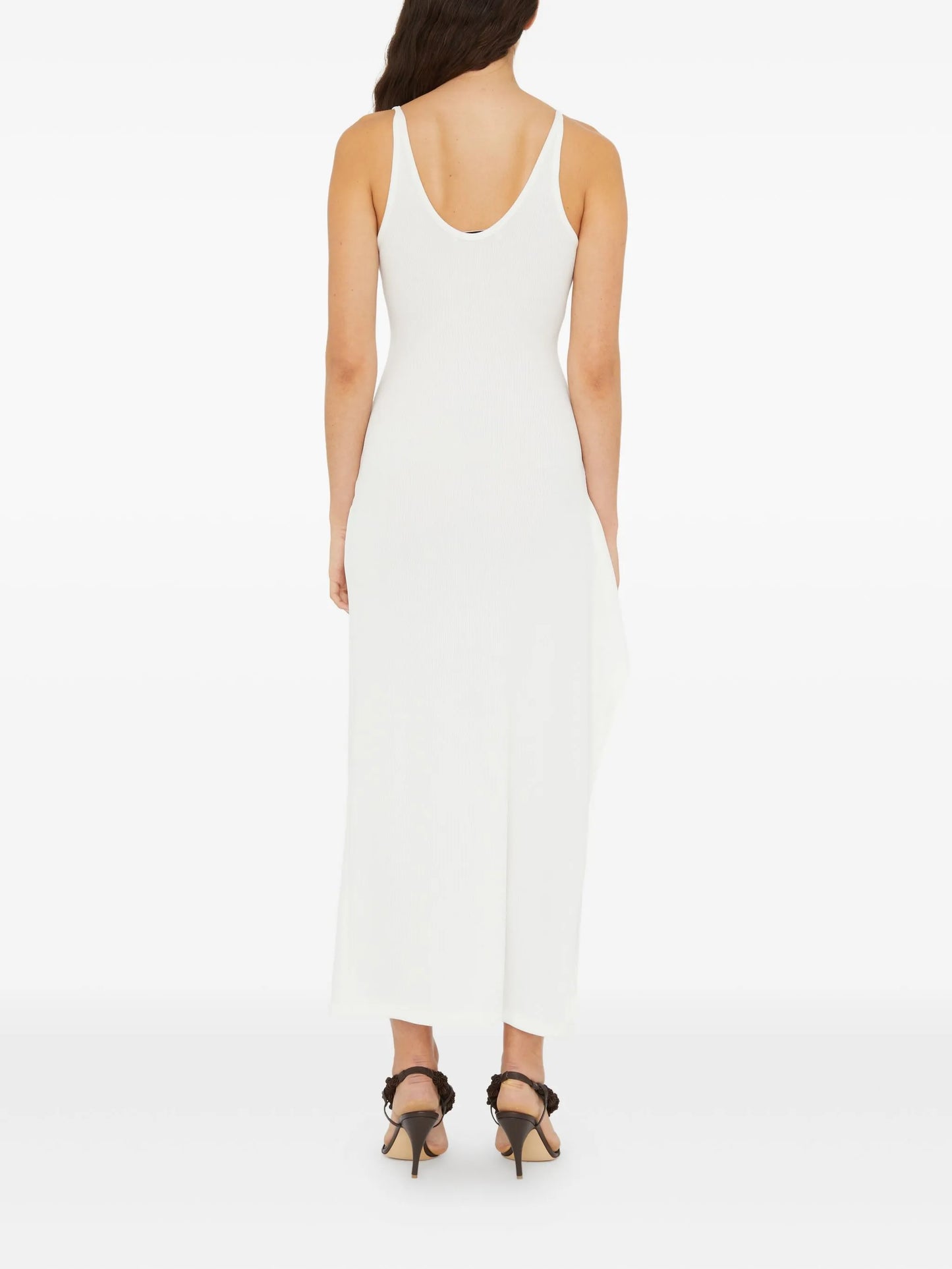 stone cascade tank midi dress
