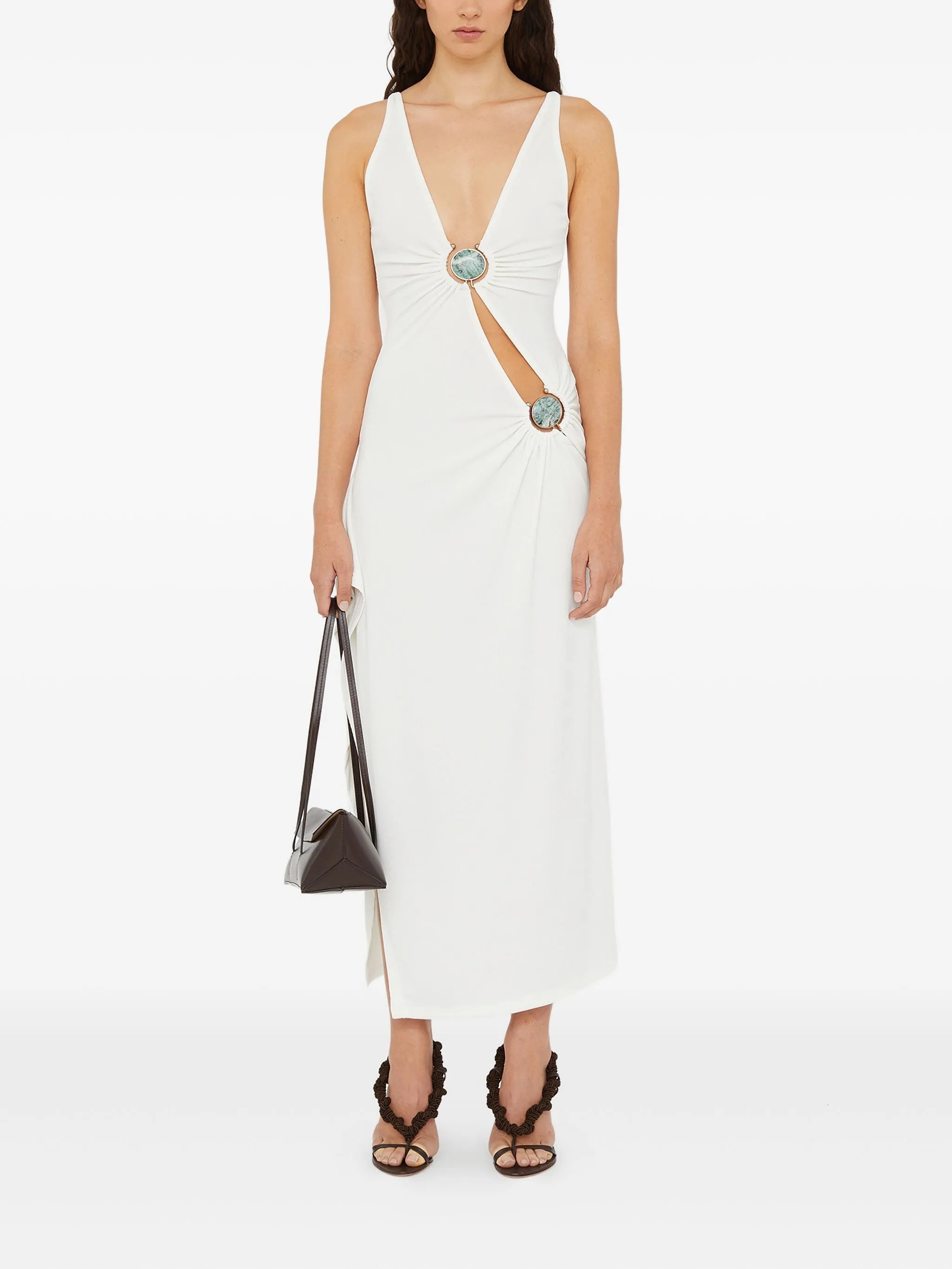 cut-out midi dress
