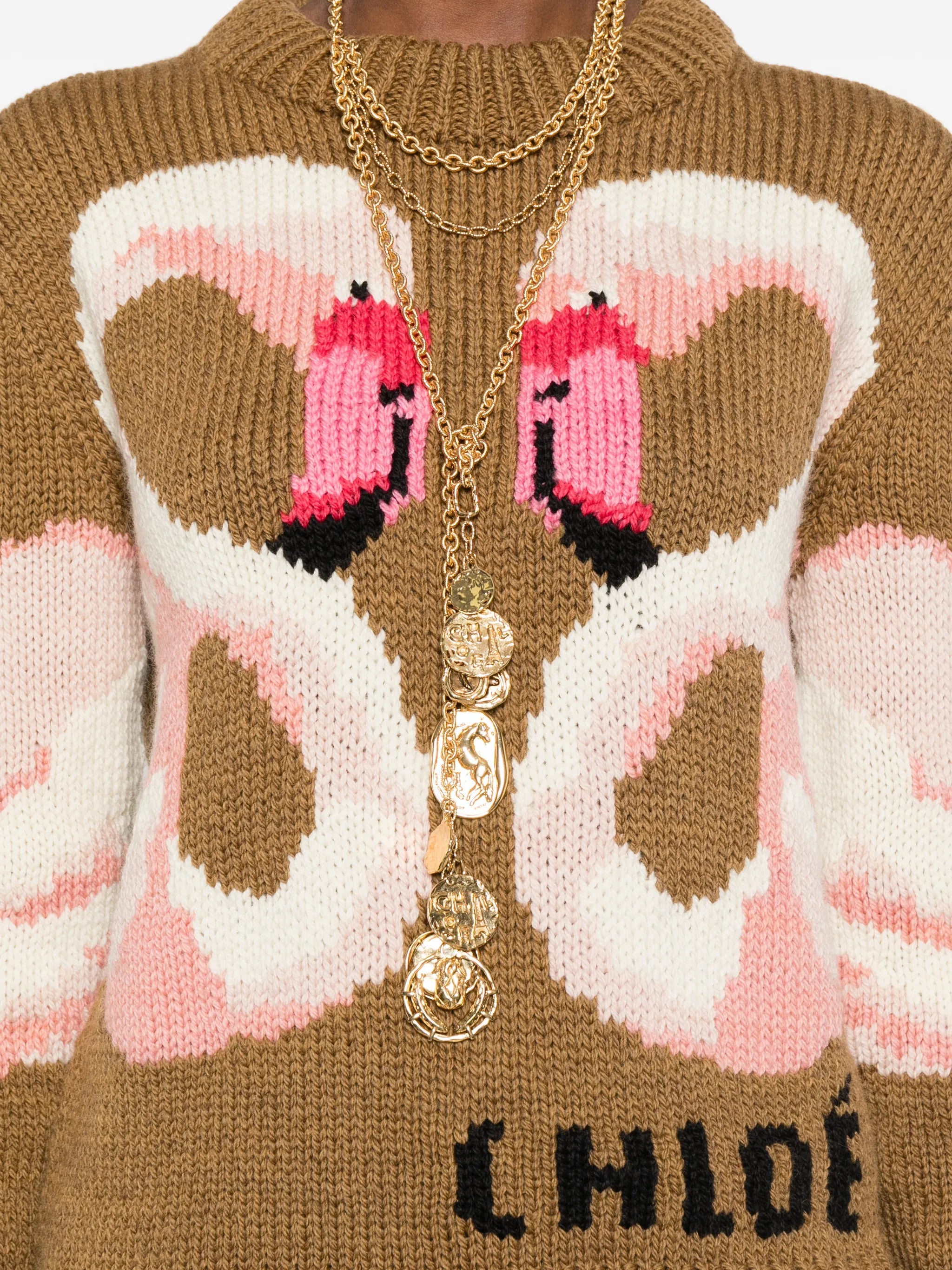 intarsia-knit sweater