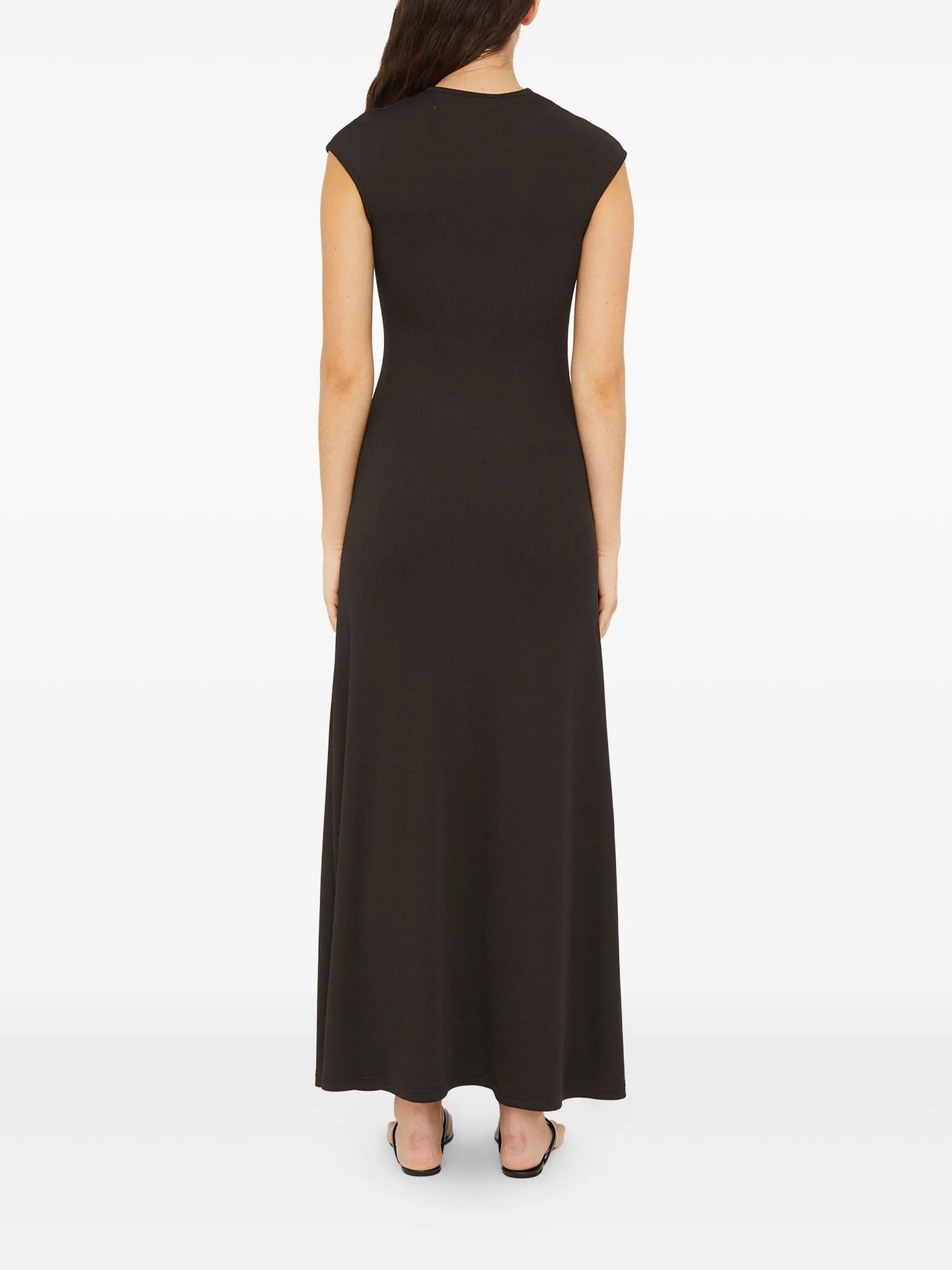 hollow mineral stone maxi dress