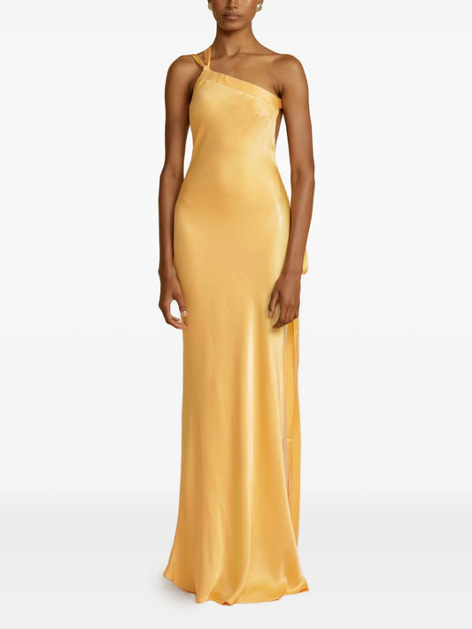 Monique asymmetric maxi dress