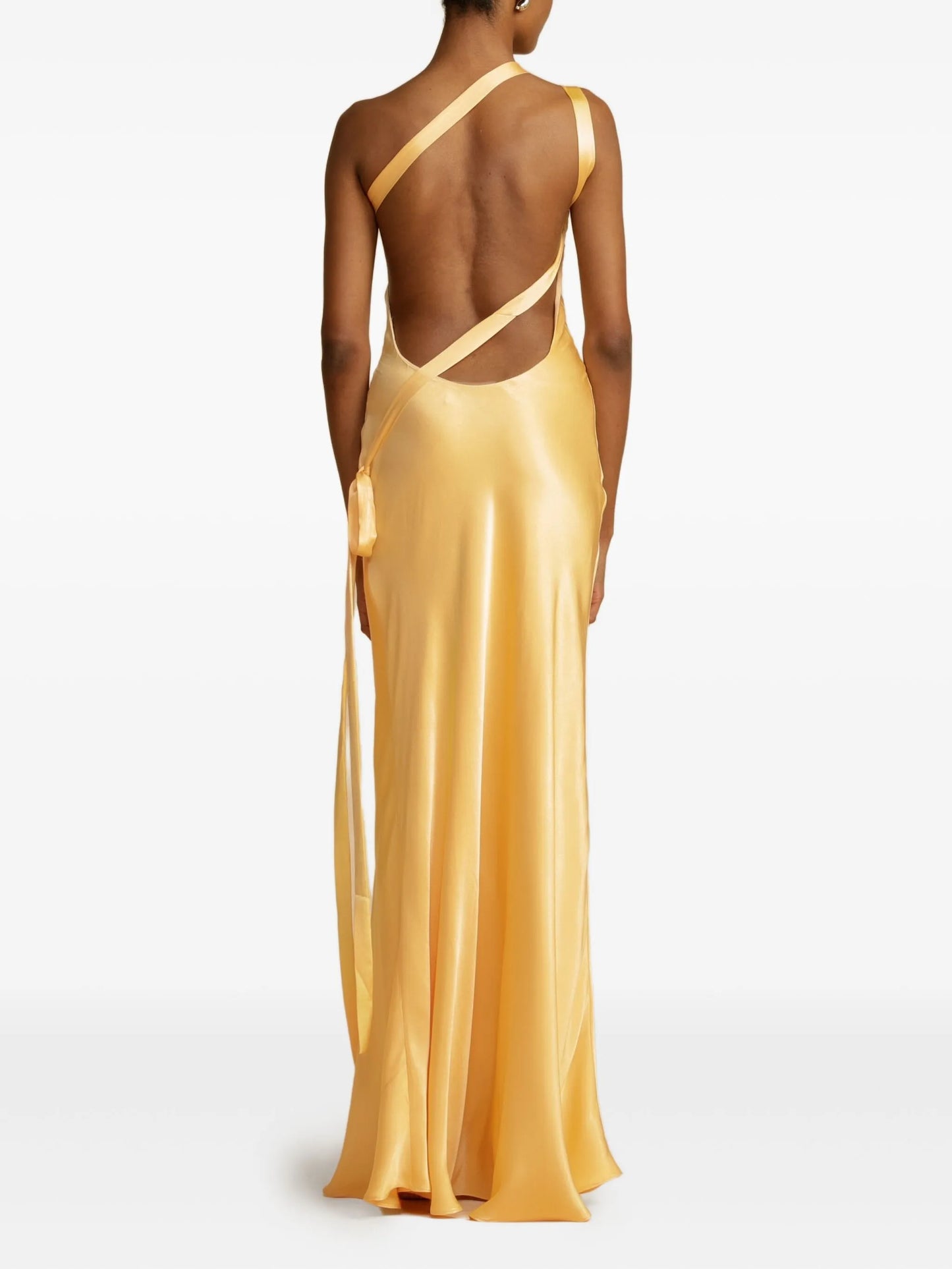 Monique asymmetric maxi dress