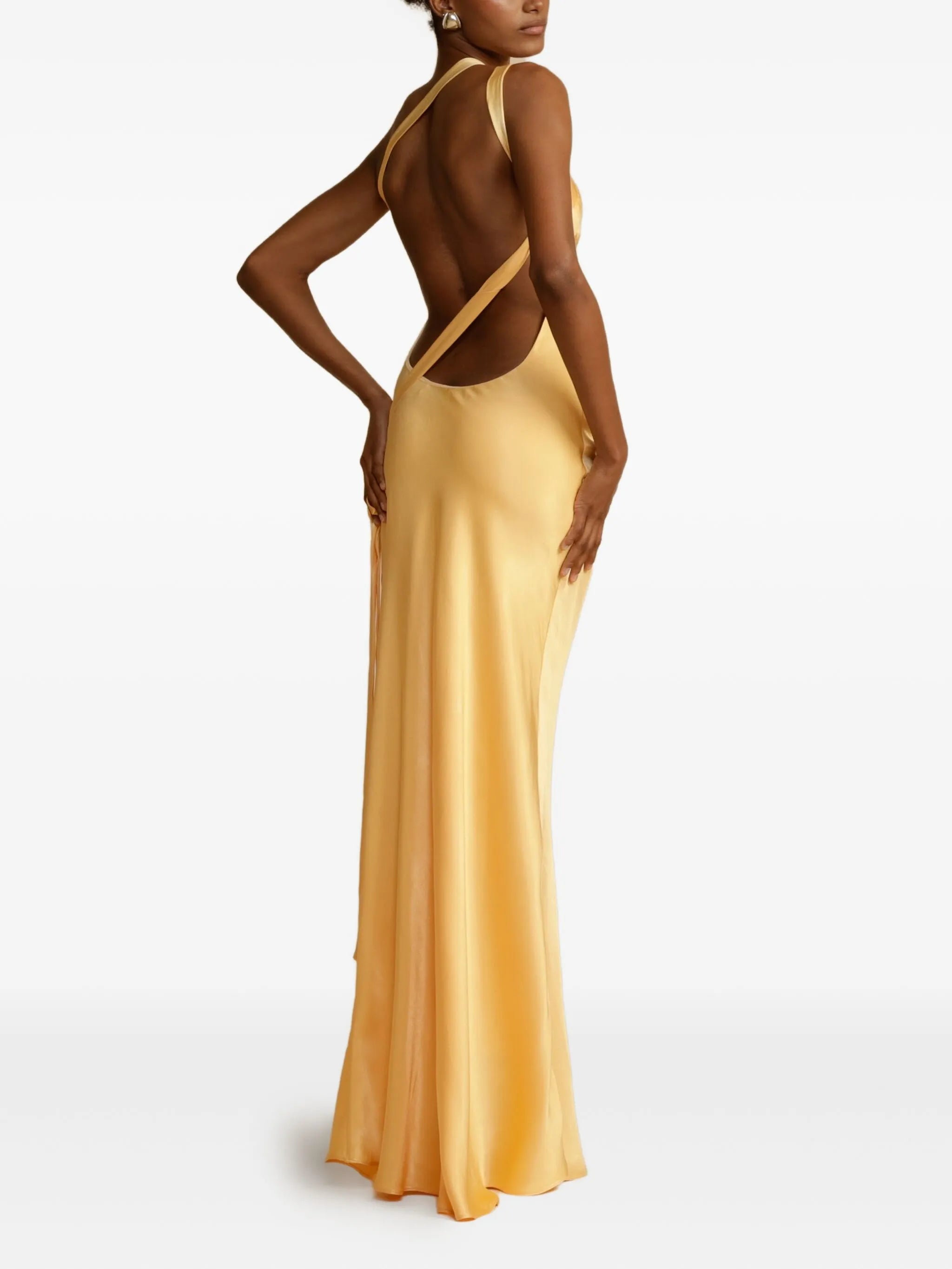 Monique asymmetric maxi dress