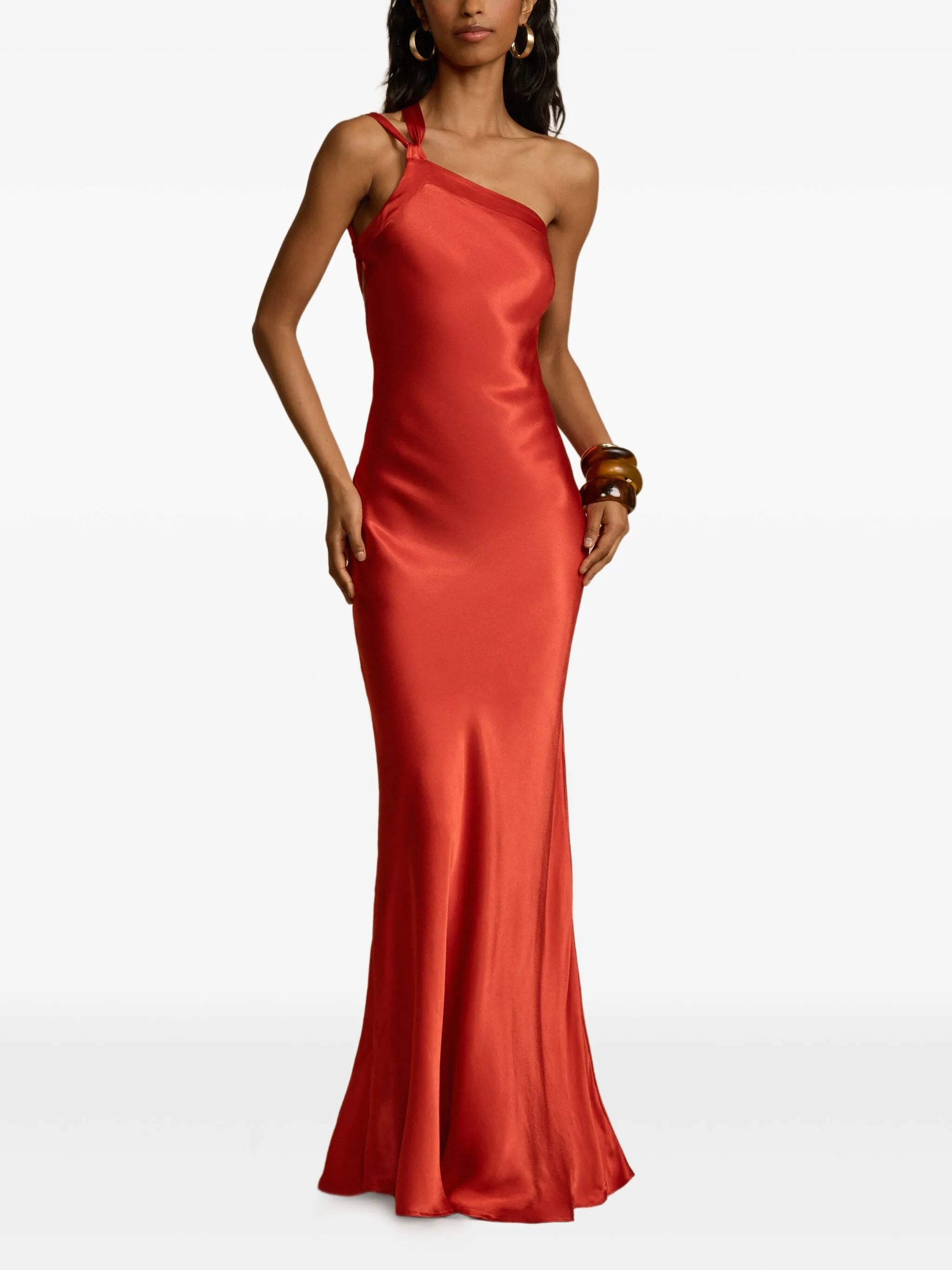 Monique dress in rust