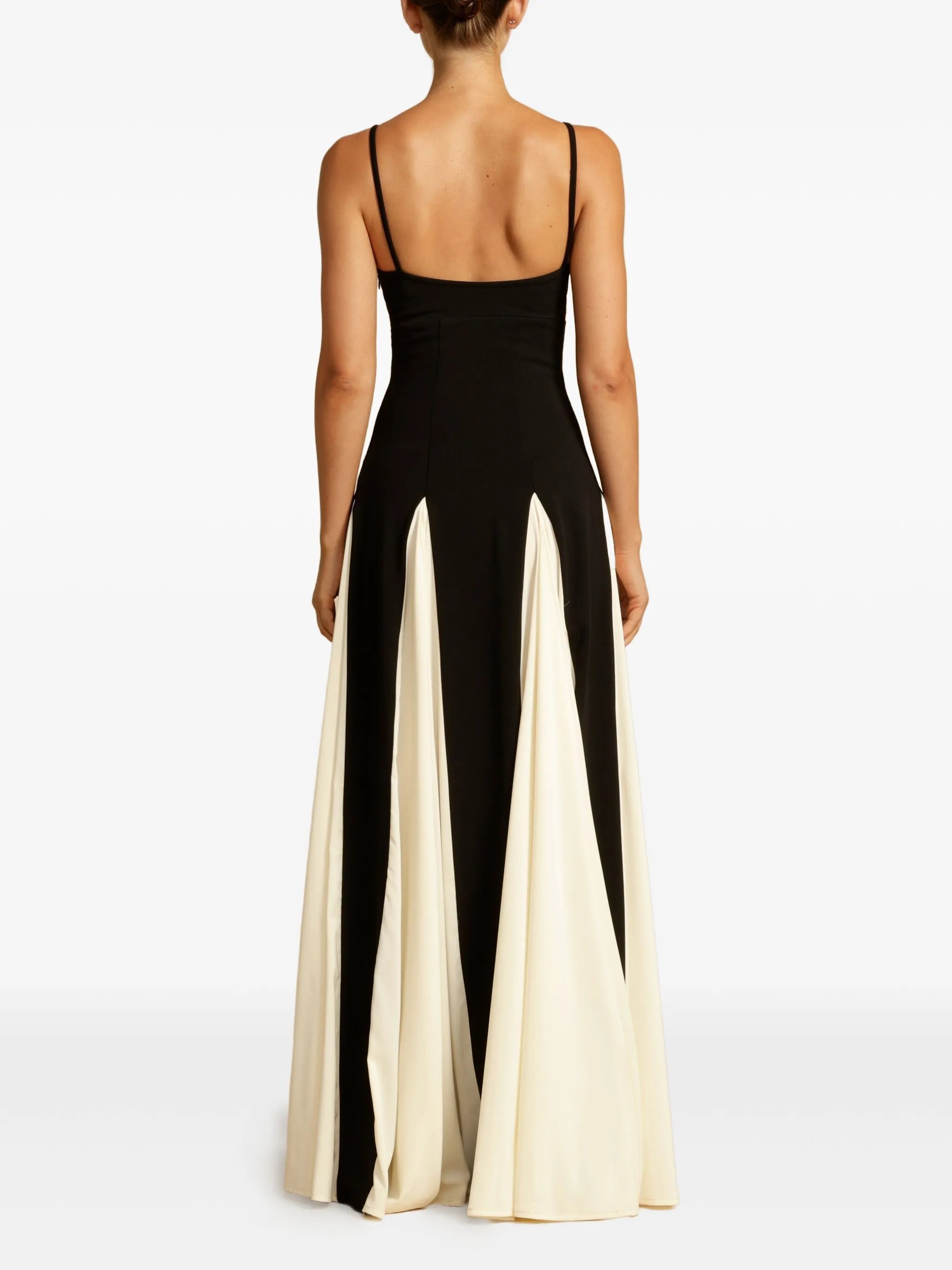 Paloma strappy contrast detail maxi dress