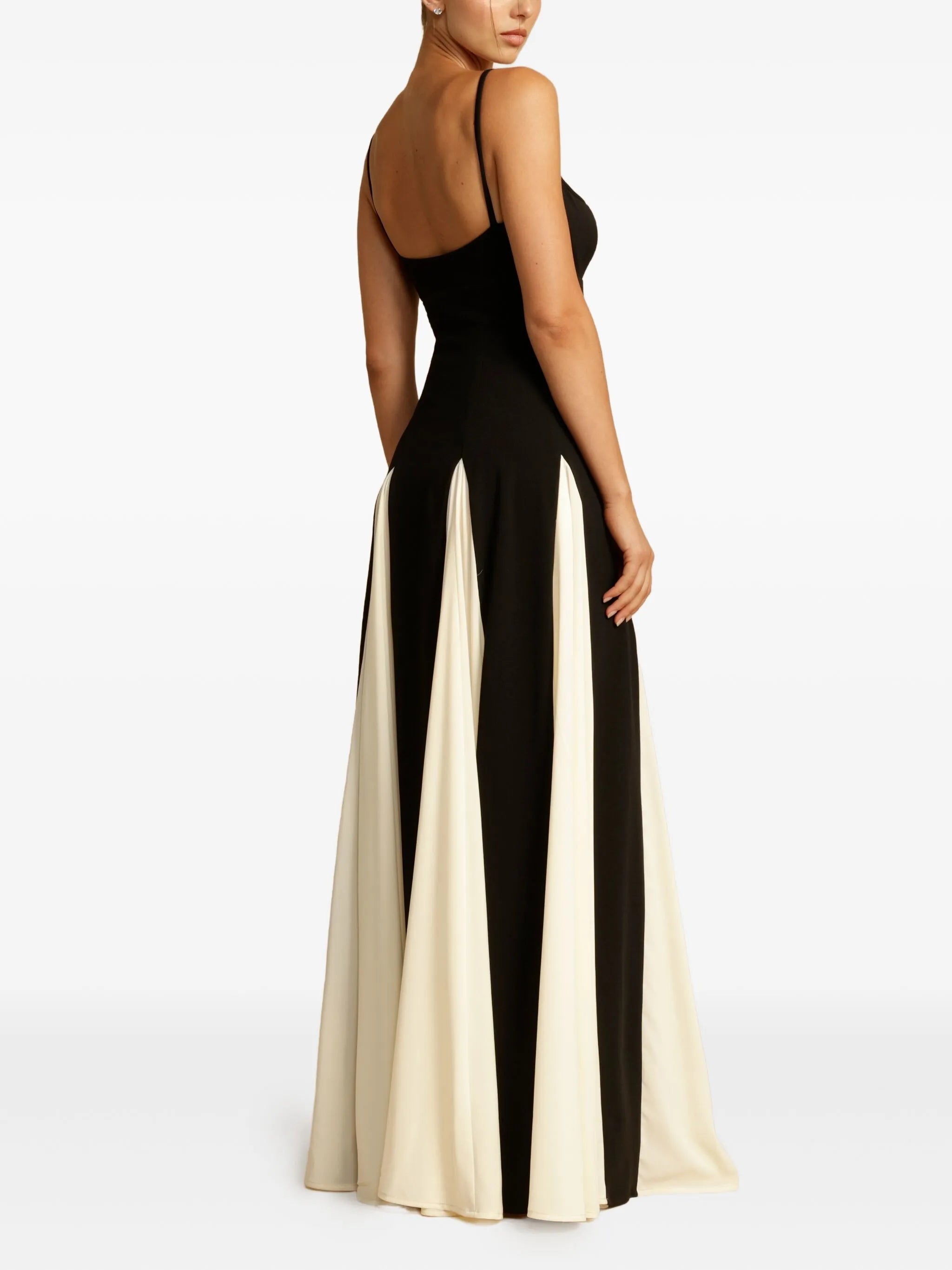 Paloma strappy contrast detail maxi dress