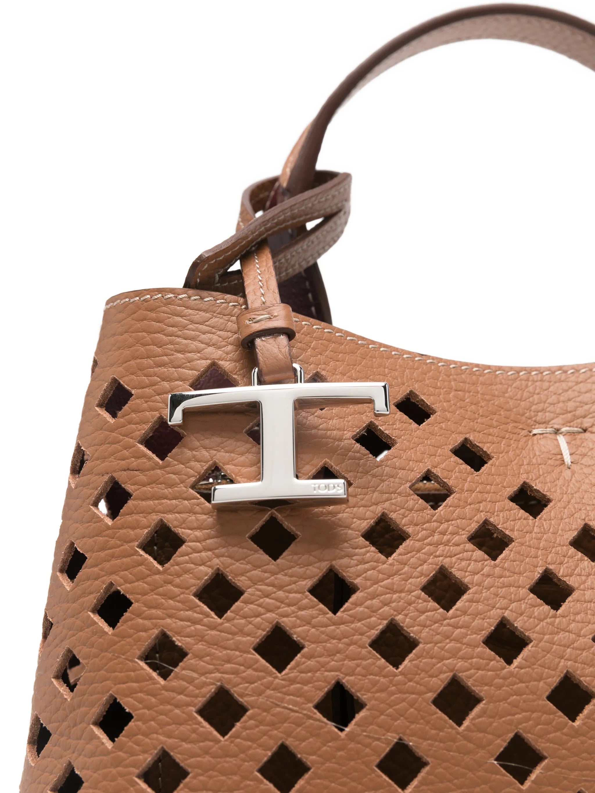 hanging-T perforated tote bag