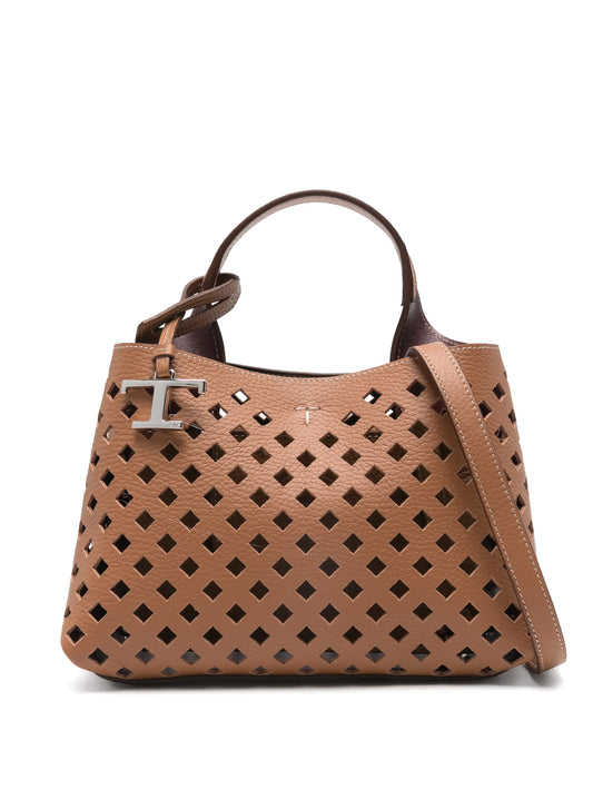 hanging-T perforated tote bag