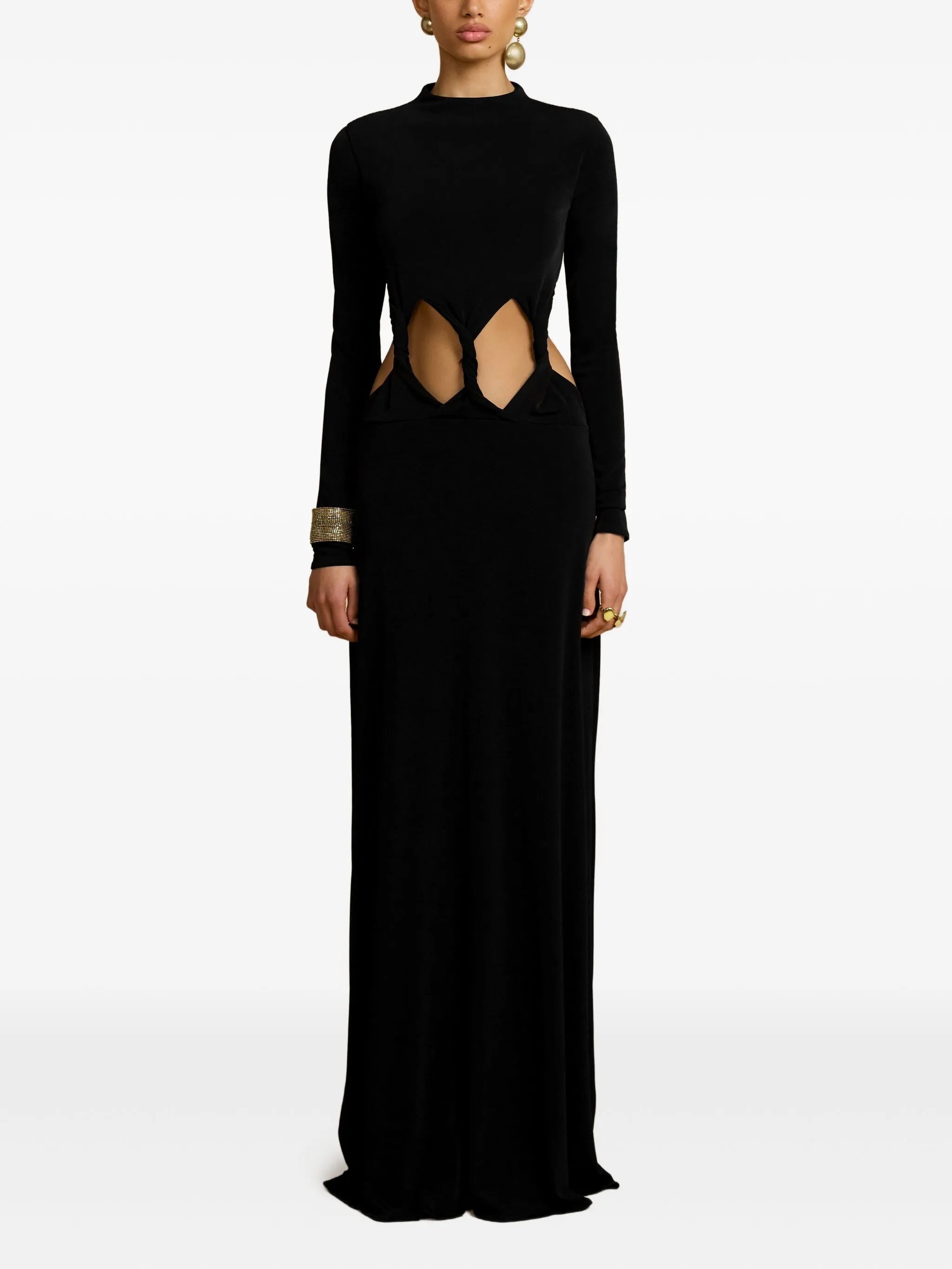 Gisella cut-outs maxi dress