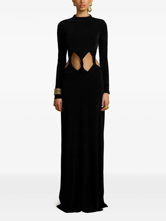 Gisella cut-outs maxi dress