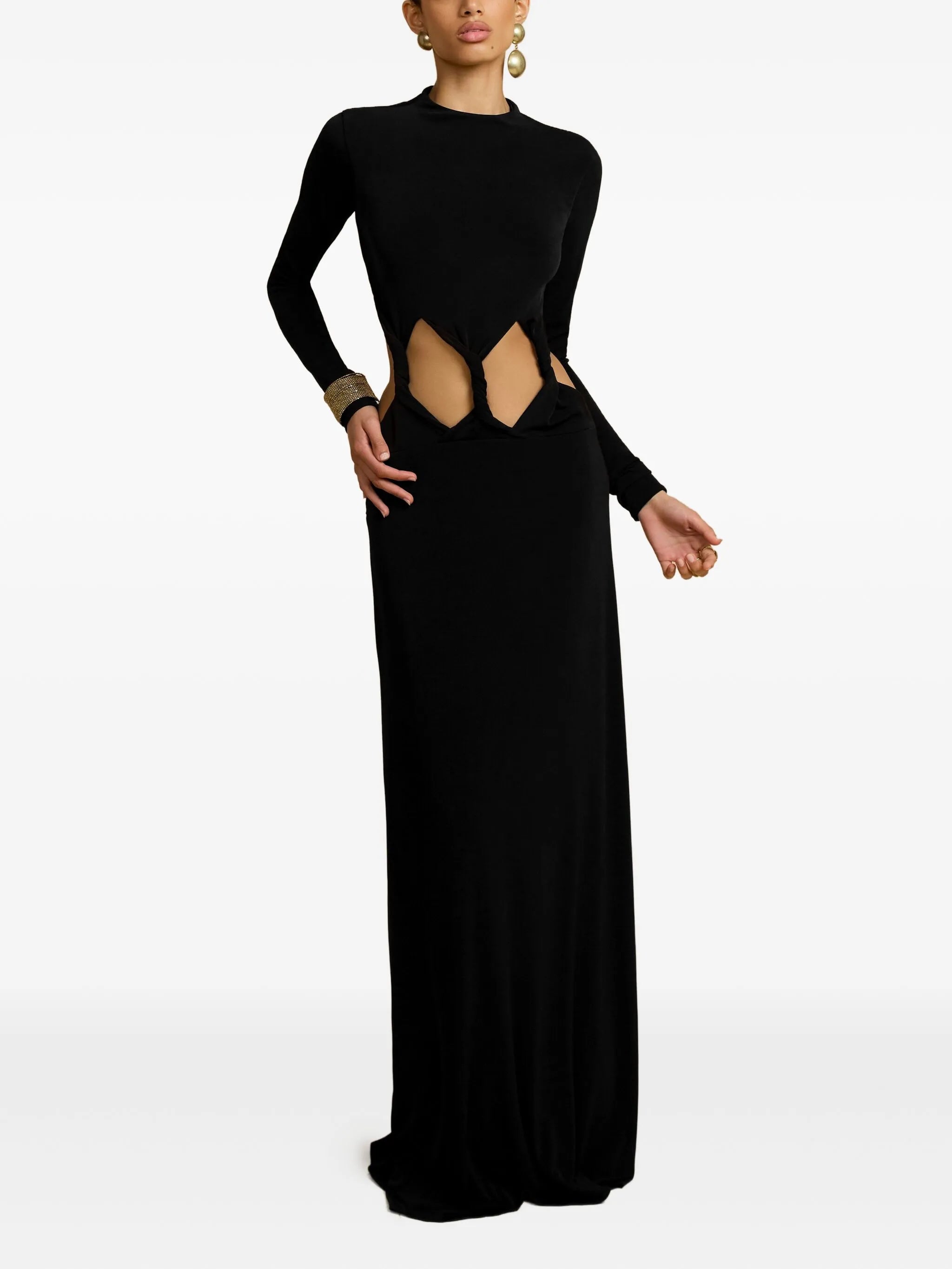 Gisella cut-outs maxi dress