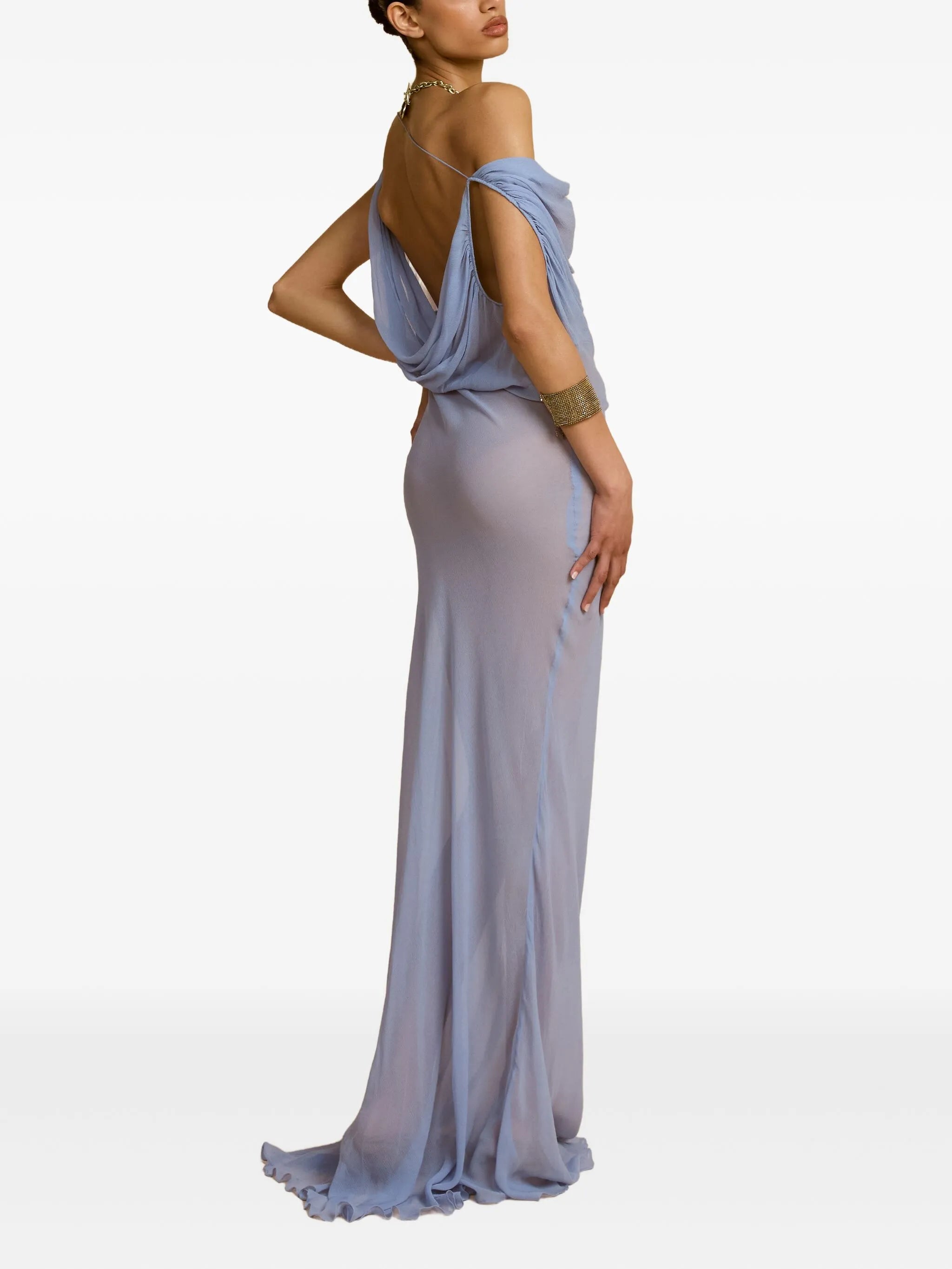 Jordana open-back maxi dress