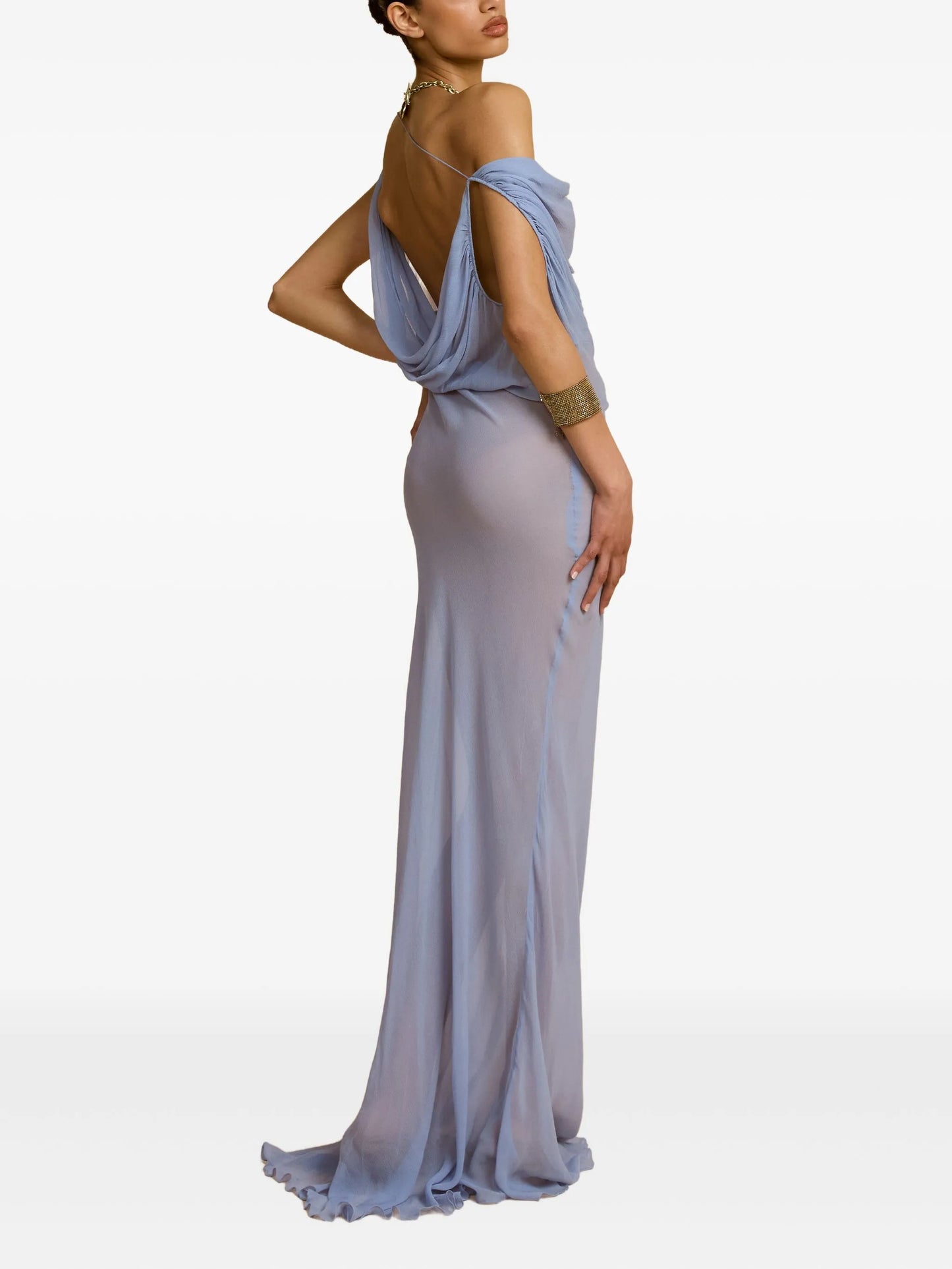 Jordana open-back maxi dress