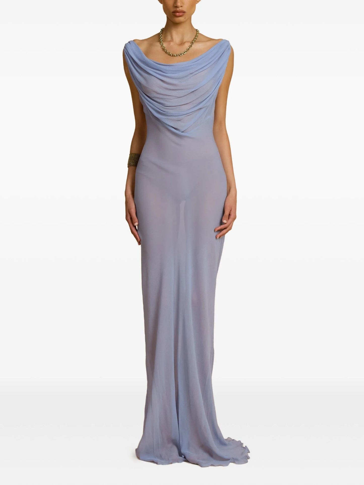 Jordana open-back maxi dress