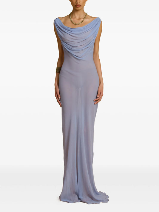 Jordana open-back maxi dress