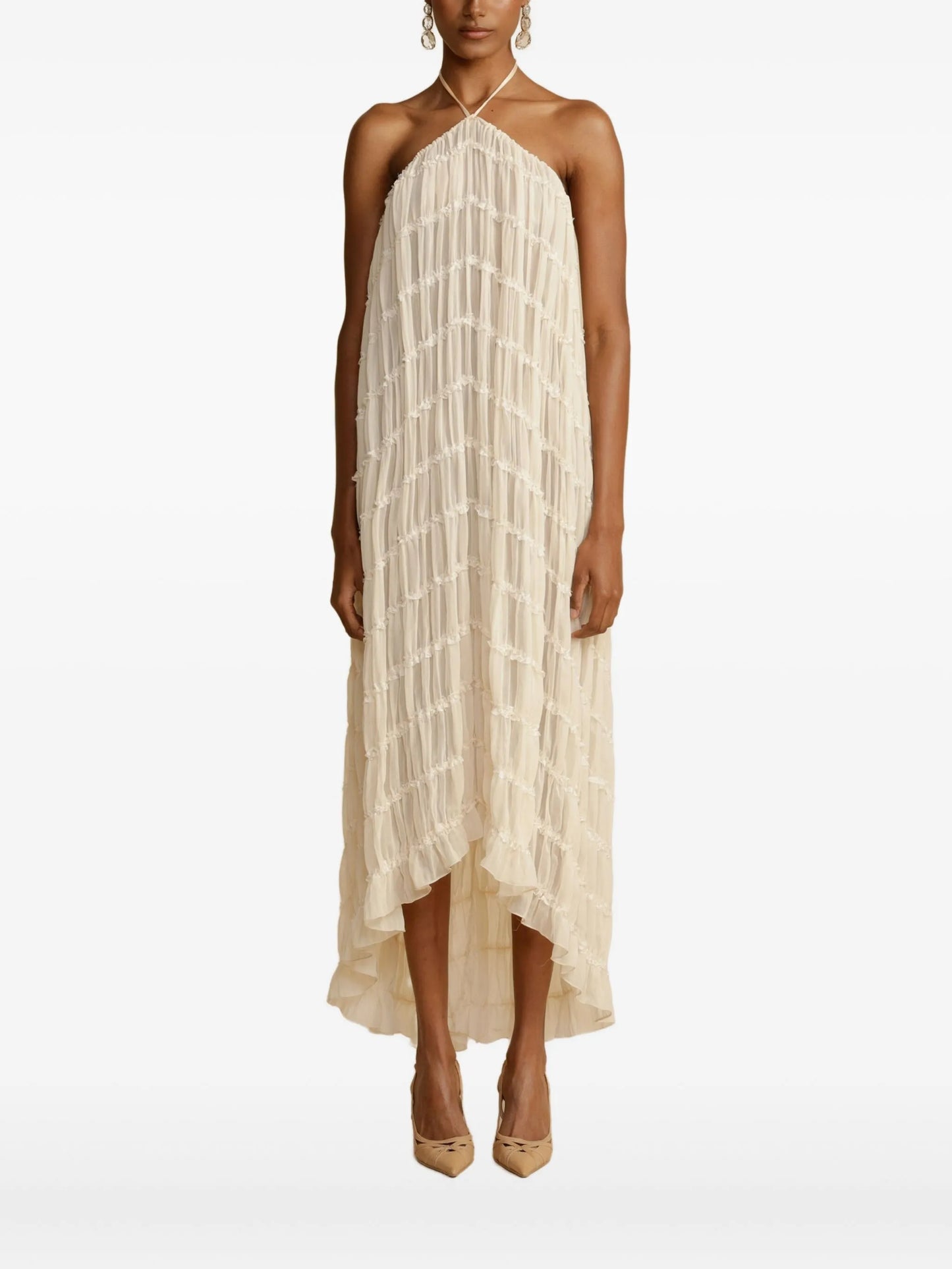 ruched halterneck juliette halter