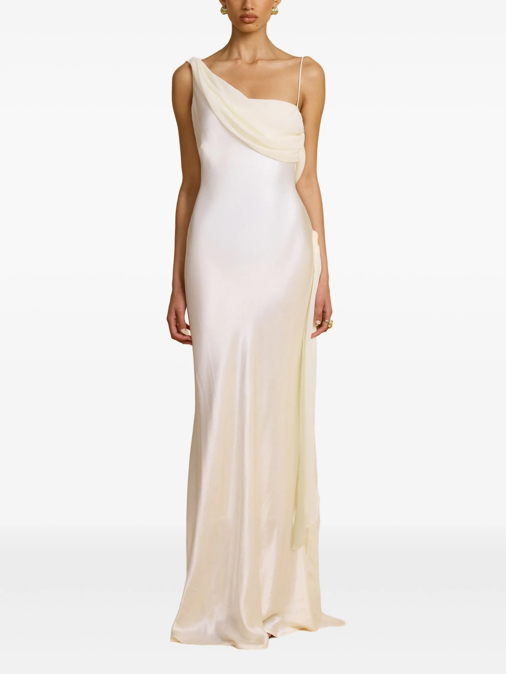 Helena asymmetric gown dress