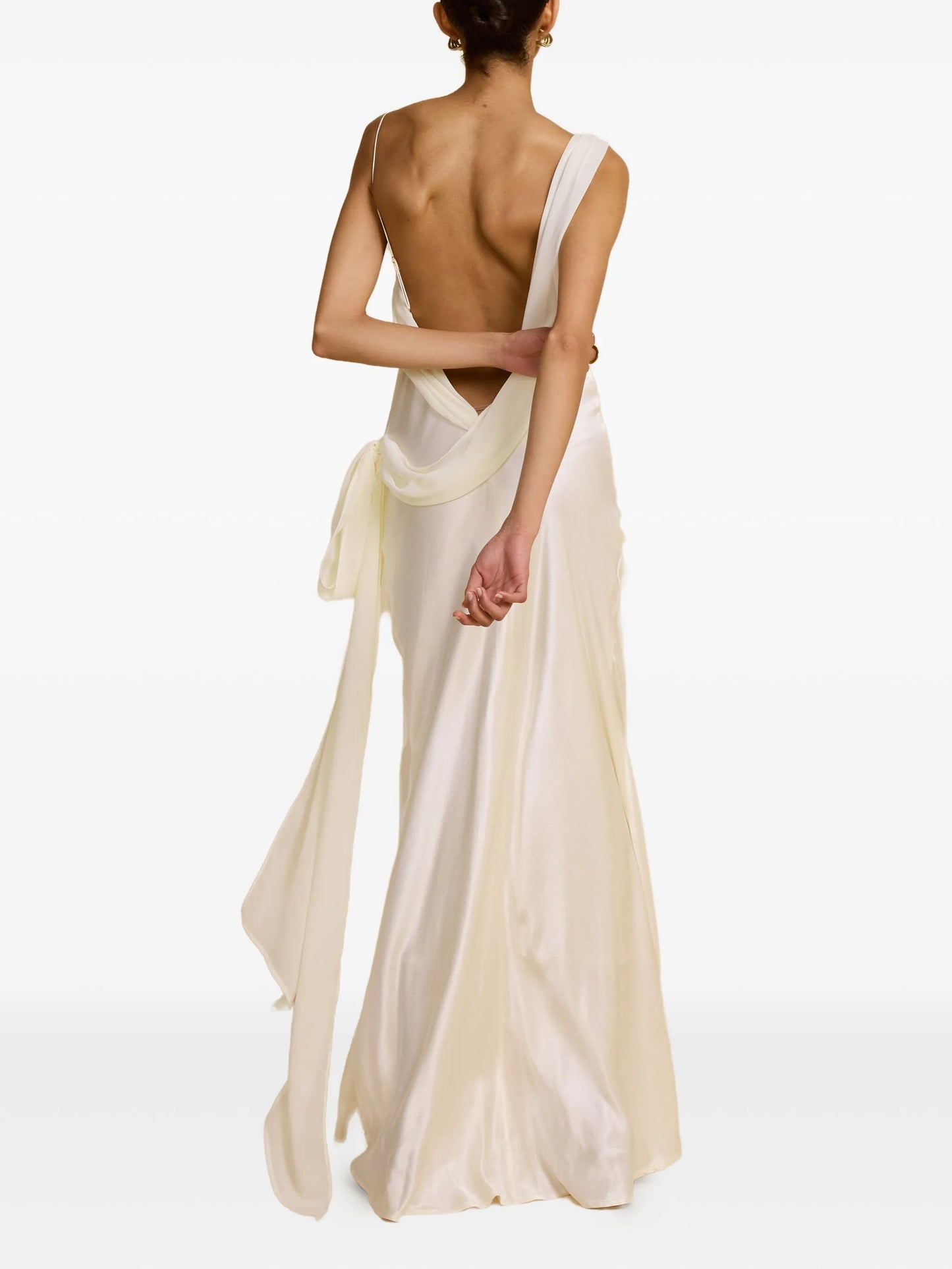 Helena asymmetric gown dress