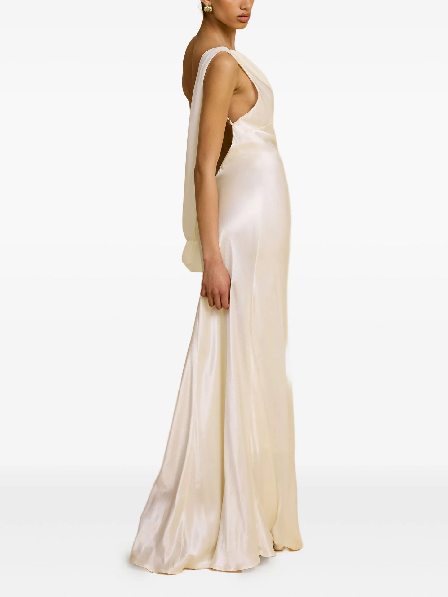 Helena asymmetric gown dress