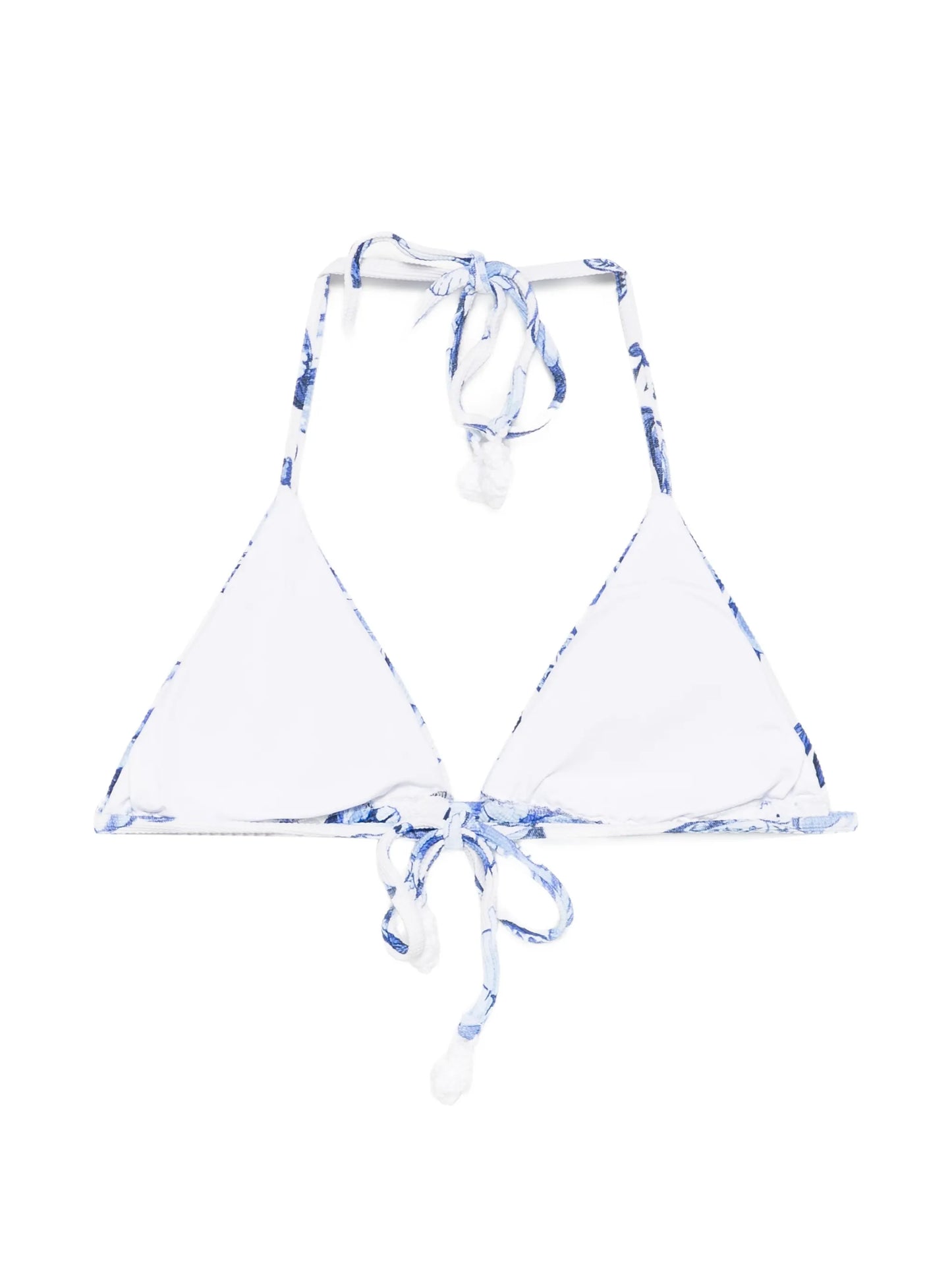 floral triangle bikini top