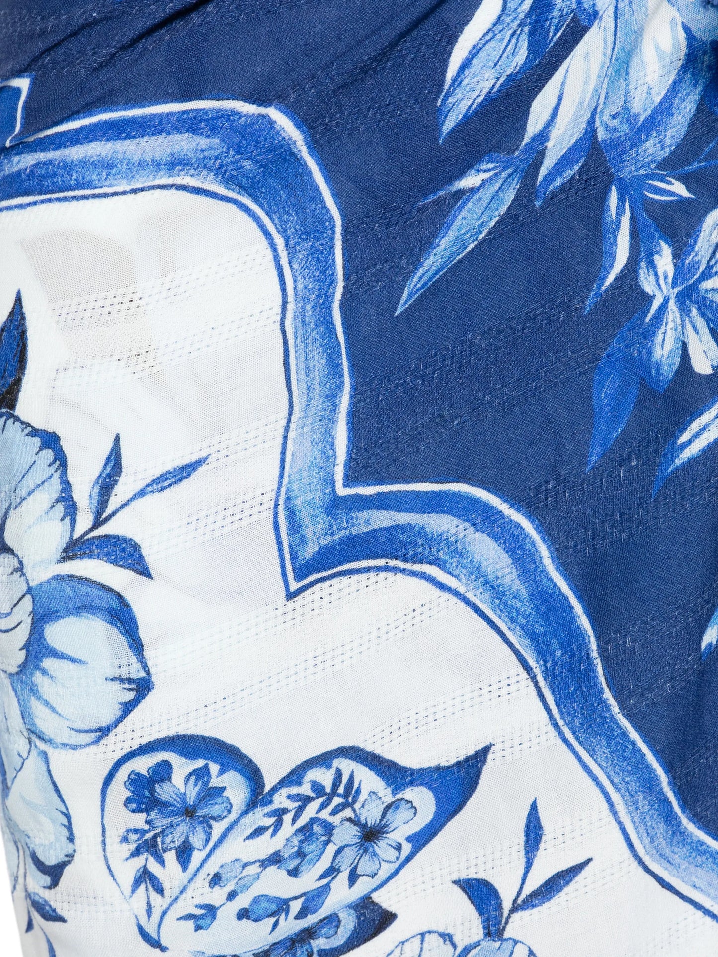 Porcelain Garden floral-print sarong