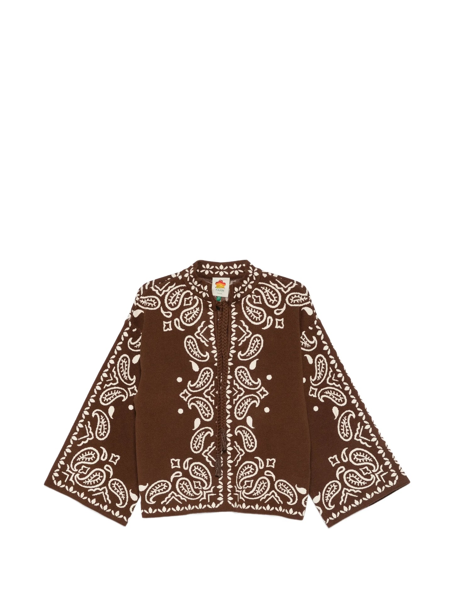 Bohemian Paisley long-sleeve sweater