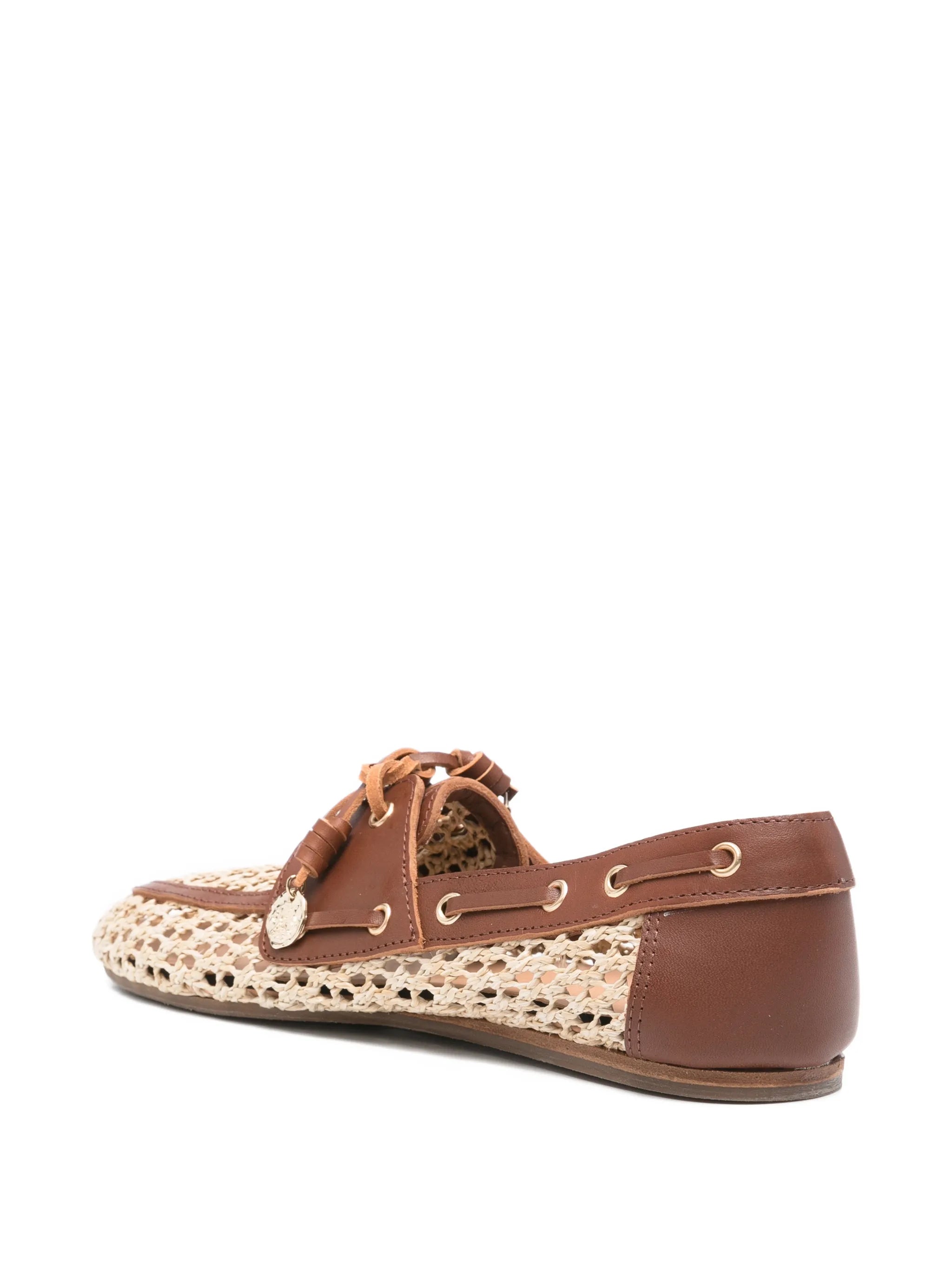 Plaria lace-up boat shoes
