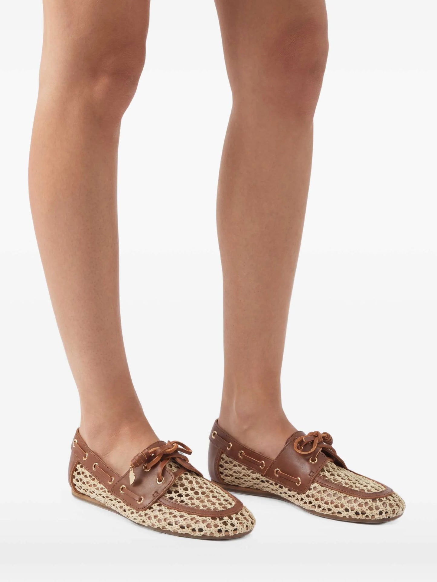 Plaria lace-up boat shoes