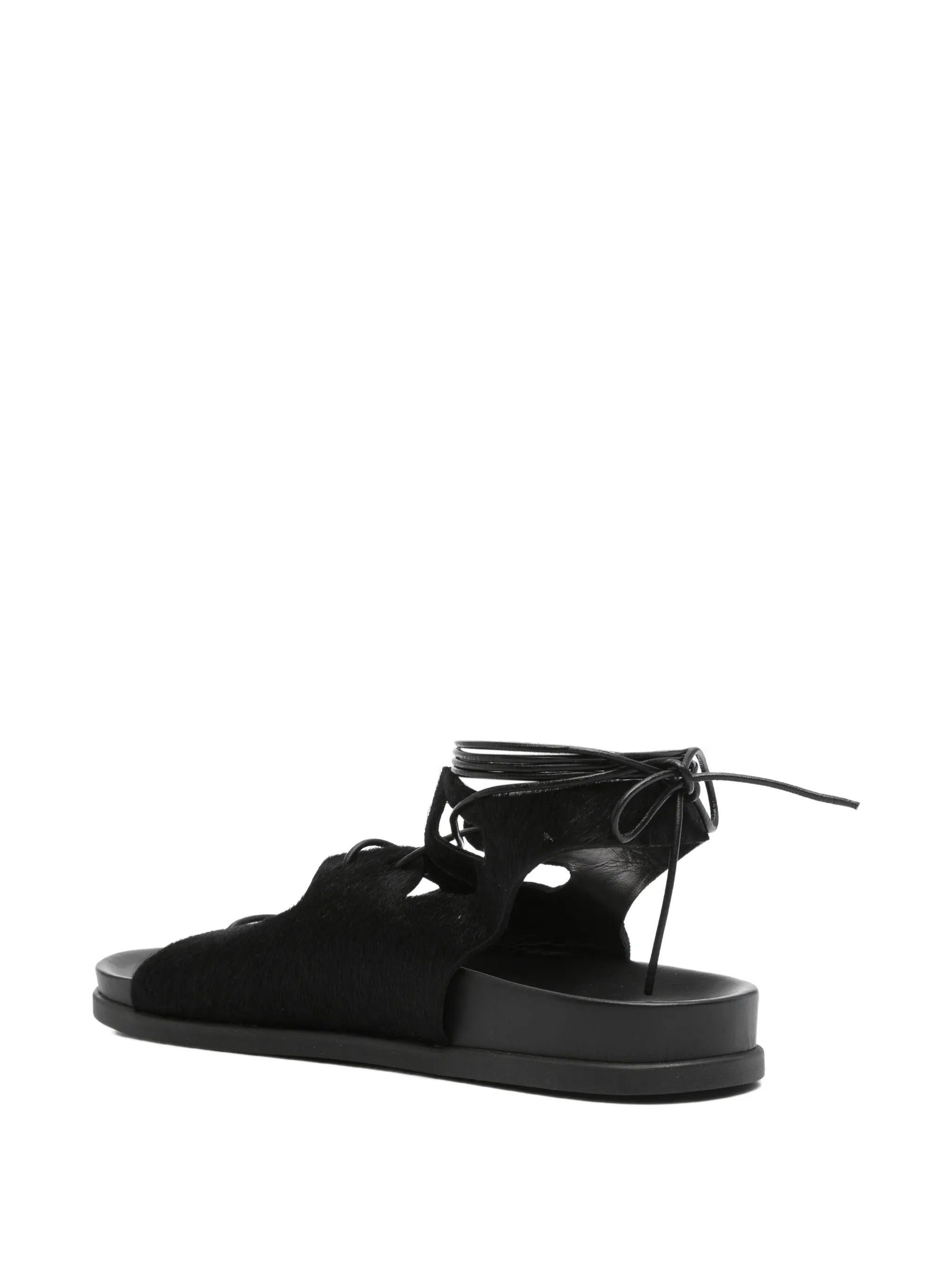 trata pony lace-up sandals